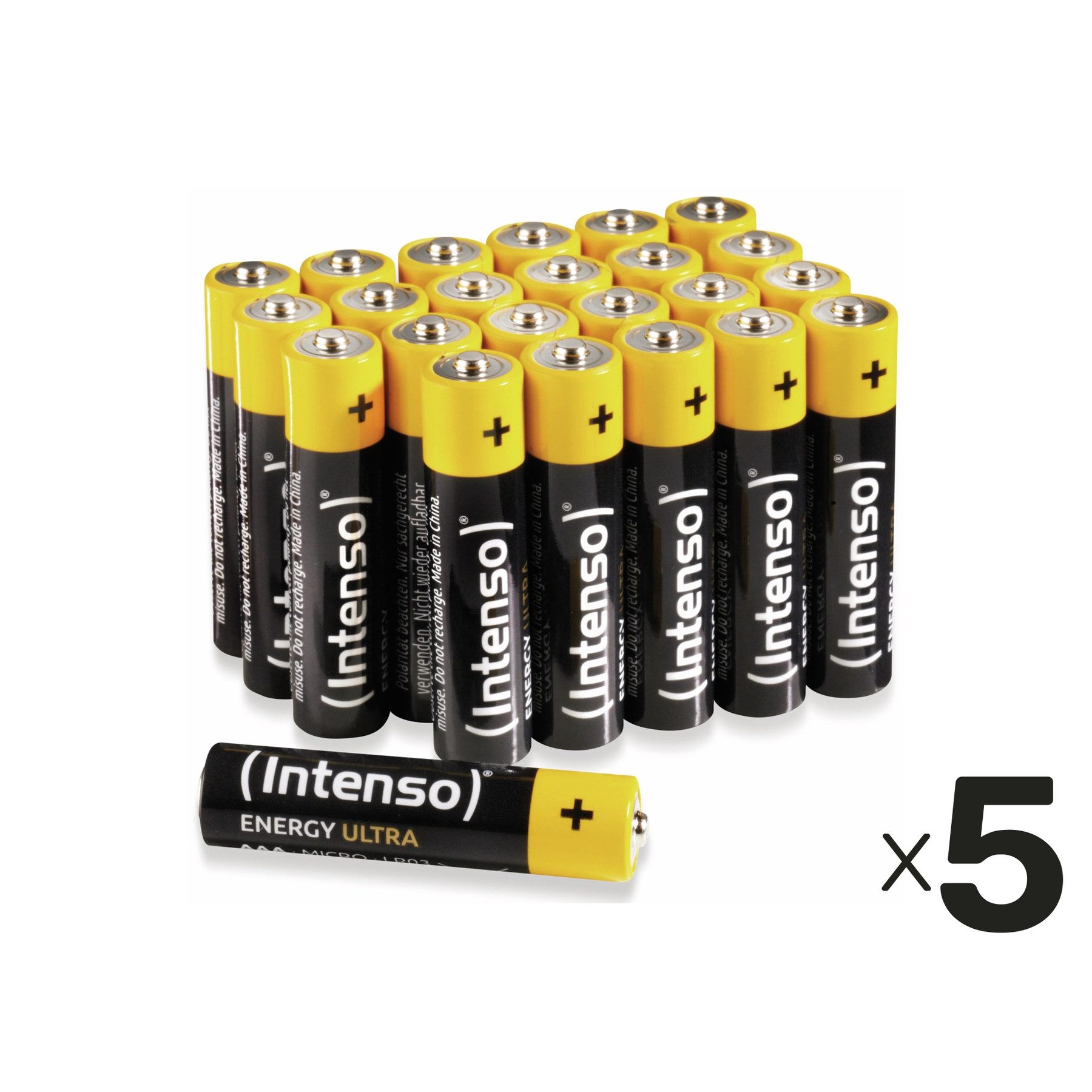 Intenso INTENSO Micro-Batterie-Set Energy Ultra, AAA LR03, Alkaline, 120 Stück Batterie