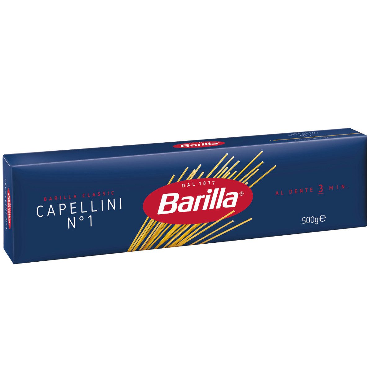 Barilla Nudeln, Barilla Nudeln Capellini Nummer 1 Hartweizengrießnudeln 500g