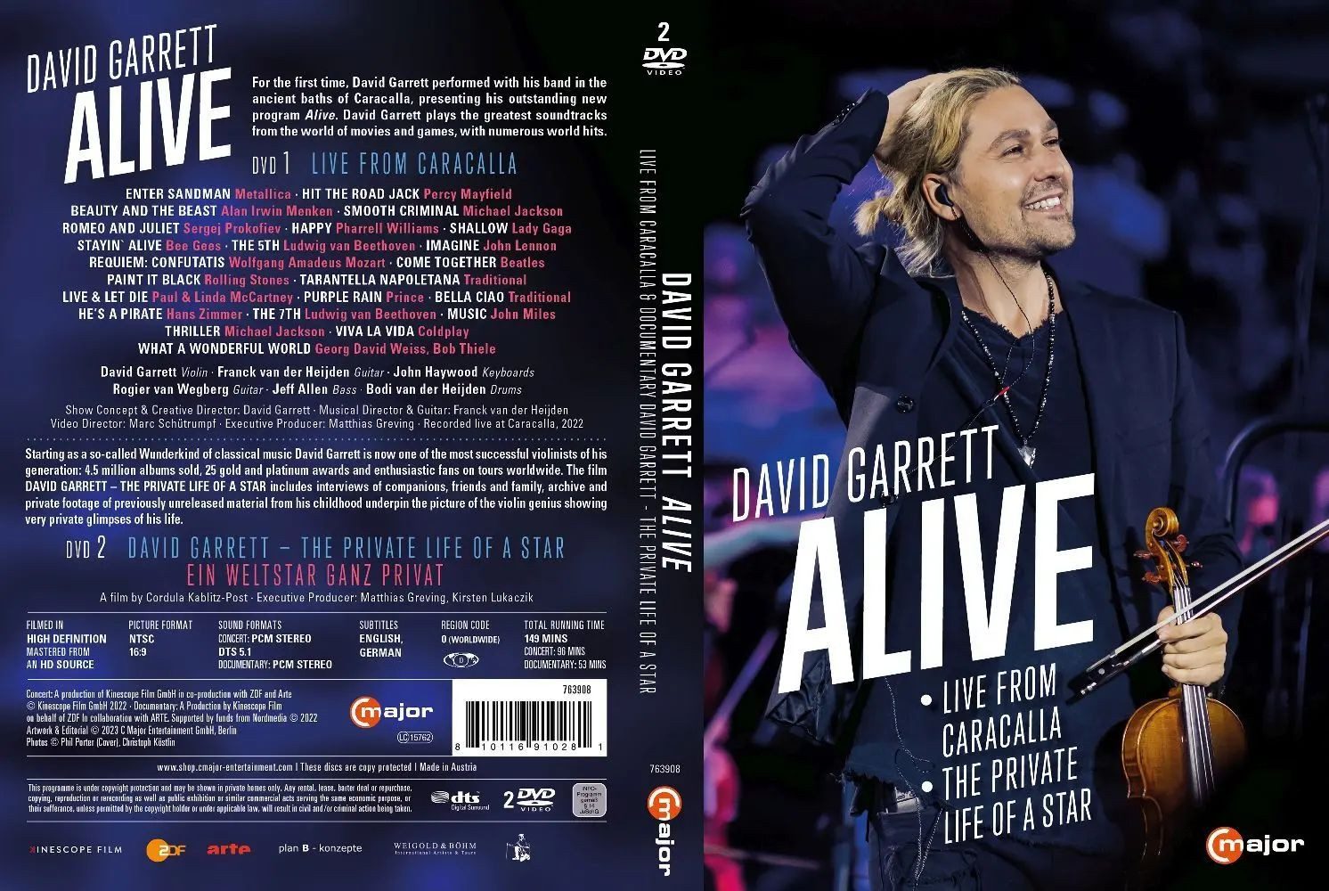 Major DVD David Garrett: Alive