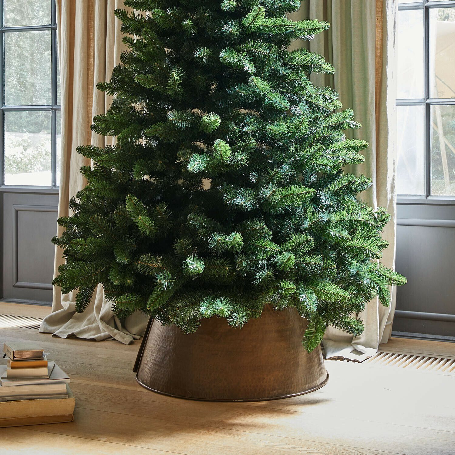 Mirabeau Künstlicher Weihnachtsbaum Weihnachtsbaumumrandung Omeyra antikgold