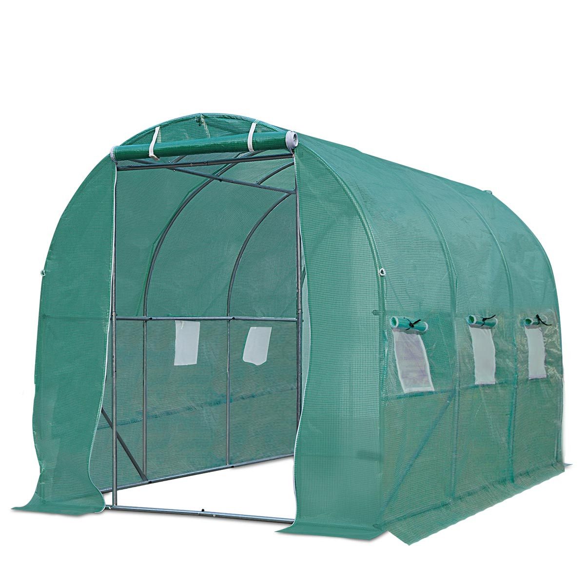 BRAST Foliengewächshaus mit Stahlfundament, 4 Größen, Erdanker, BxTxH: 200 günstig online kaufen