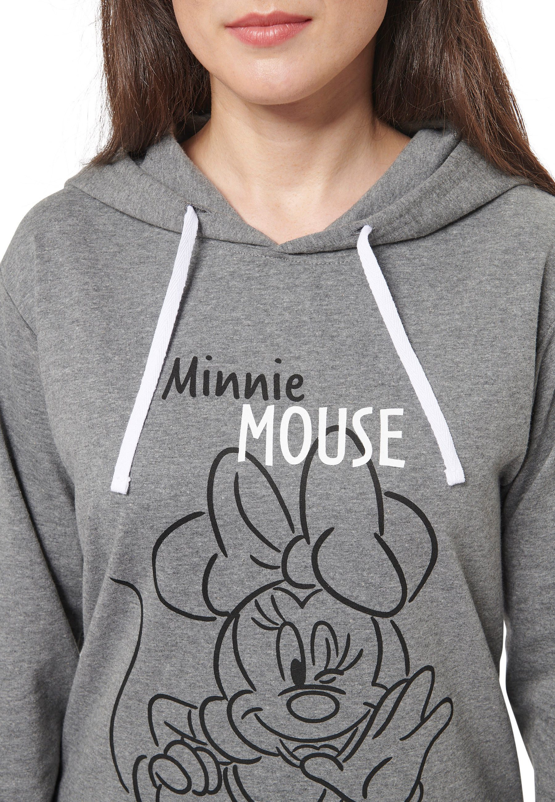 United Labels® Sweatshirt Disney - Minnie Mouse - Style - Sweatkleid Oversize-Hoodie