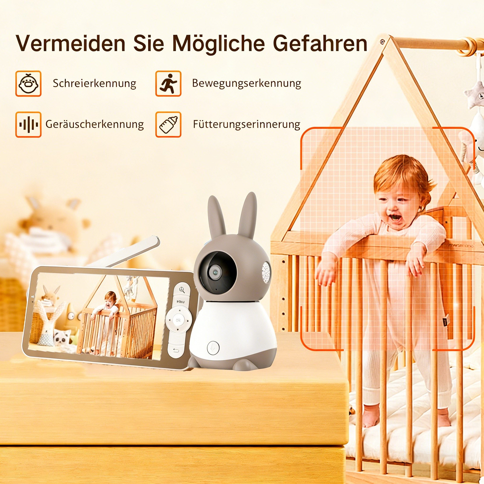 Boifun 5" WLAN Babyphone - Bild 5