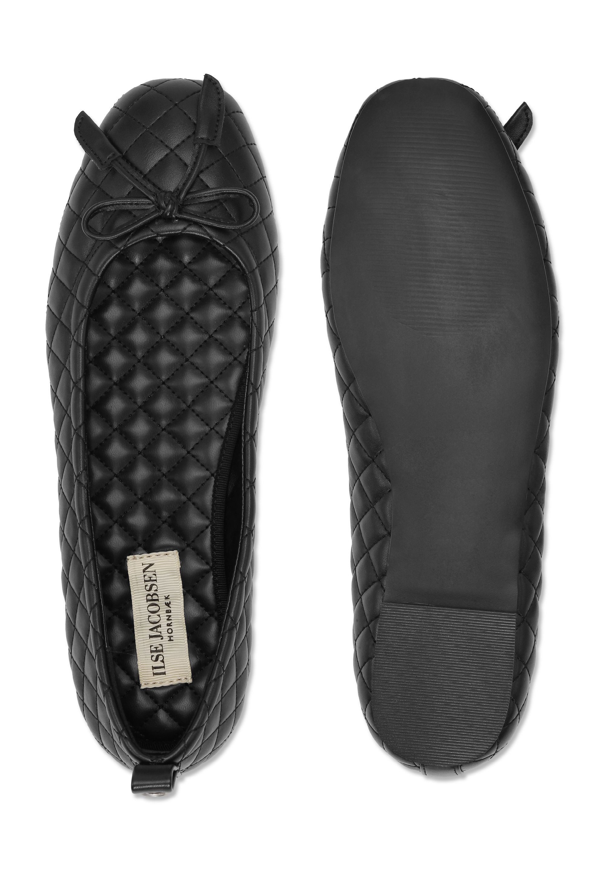 Ilse Jacobsen ALTURA01 Ballerina Eleganter bequemer Stepp-Ballerina mit Schleife und niedrigem Absatz