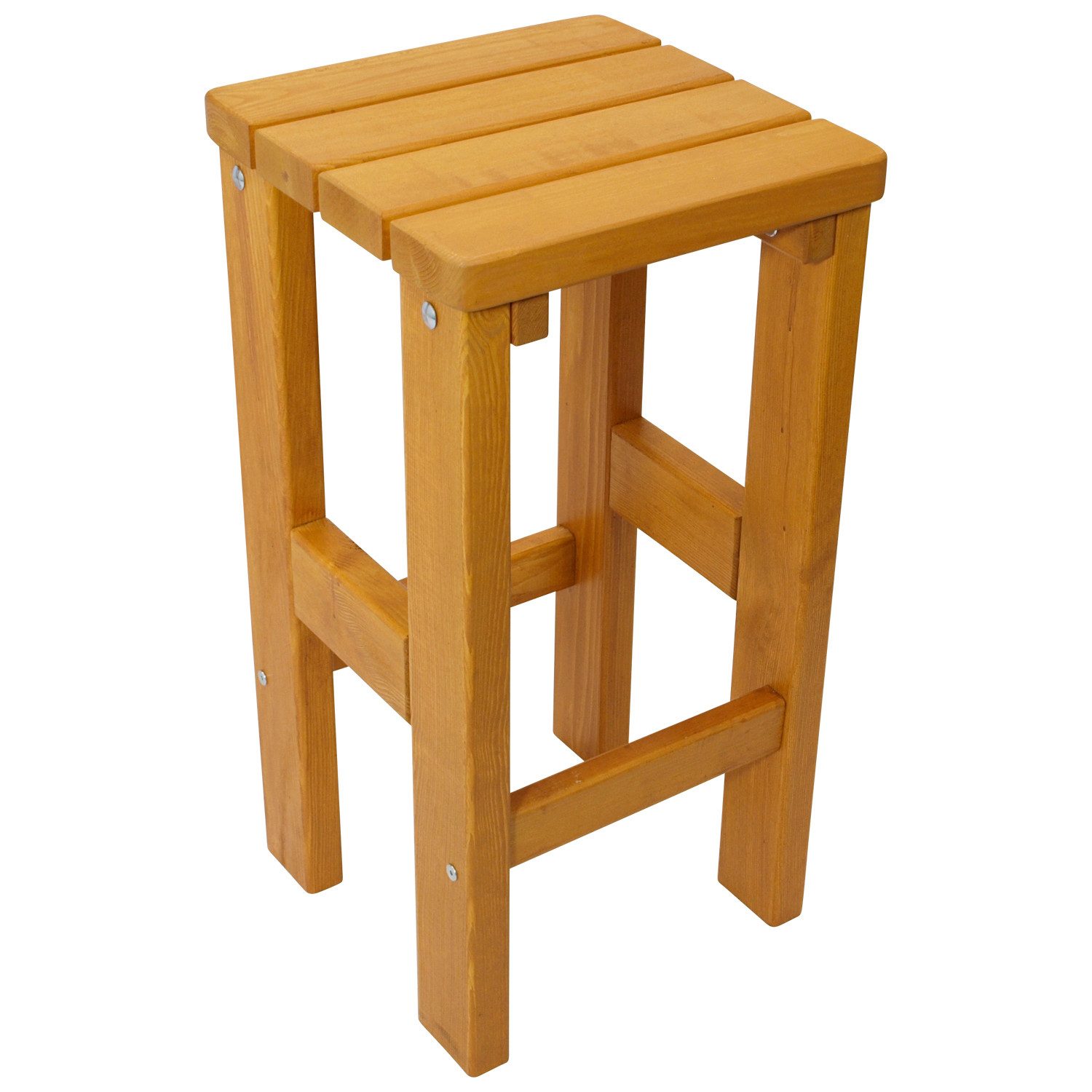 TPFGarden Высокие табуреты MENTO (Outdoorhocker aus Kiefernholz, Maße: 40x40x72cm)