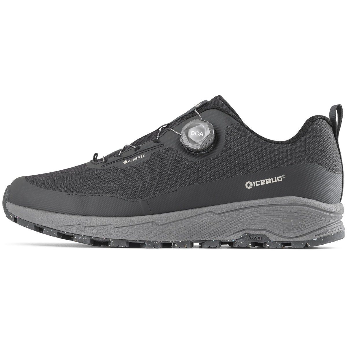 Icebug Haze M BOA-Schnürsystem RB9X GTX (wasserdicht) schwarz/grau Herren Laufschuh