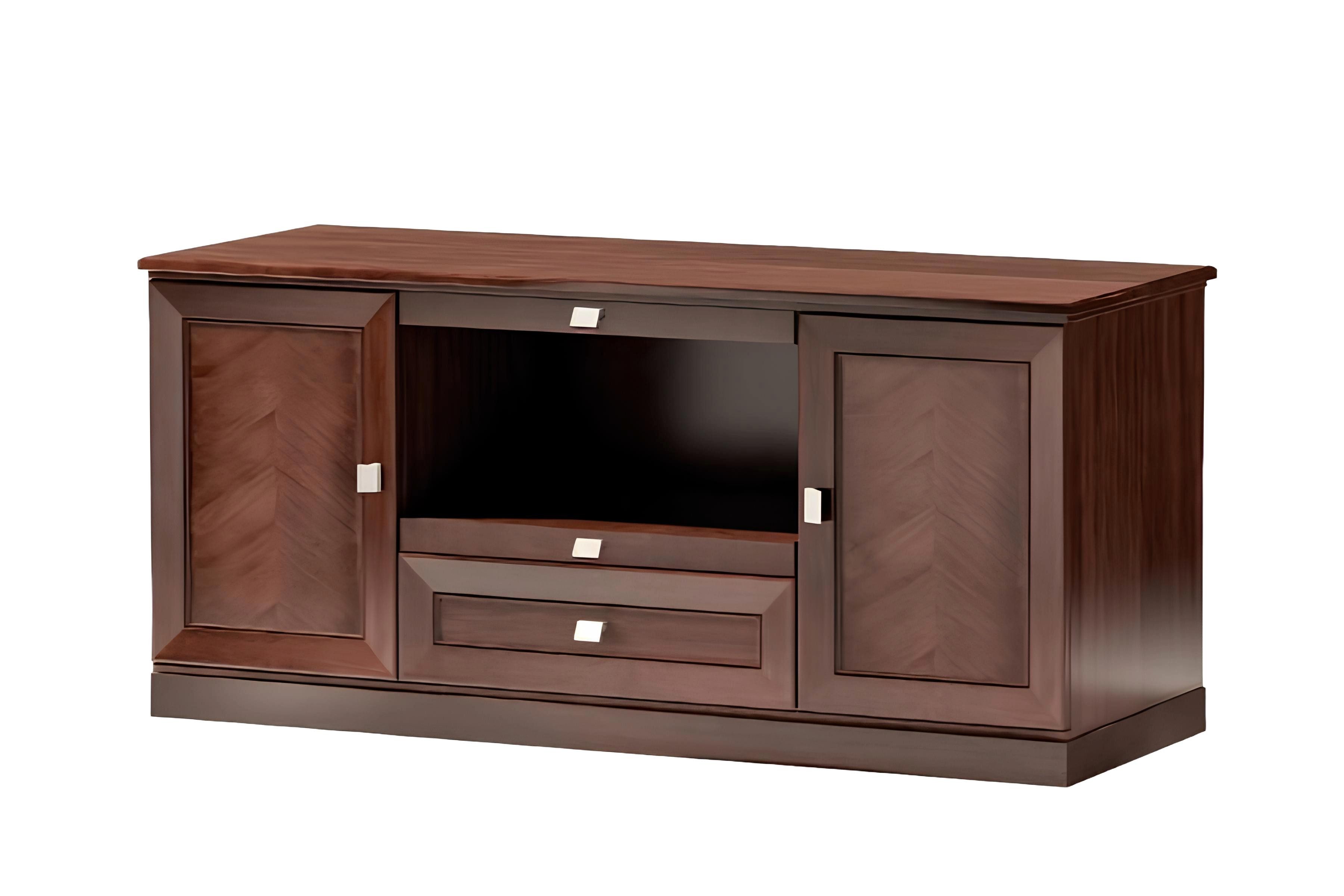 TV-Schrank Sideboard aus Holz mit Stauraum und Ablagefläche für Wohnzimmer