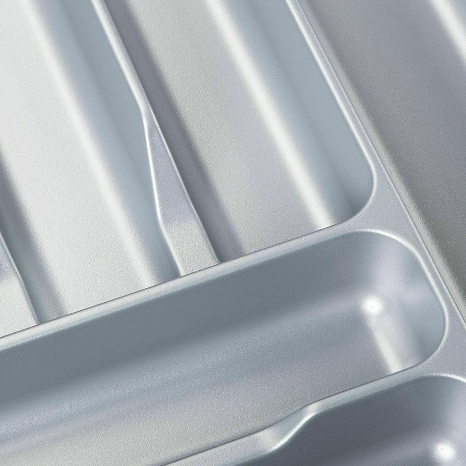 SO-TECH® Besteckeinsatz ORGA-BOX® I Besteckeinsatz silbergrau für Blum Tandembox u., für Blum Tandembox u. ModernBox mit Korpusbreiten 300 - 1200 mm – Bild 3 von 5