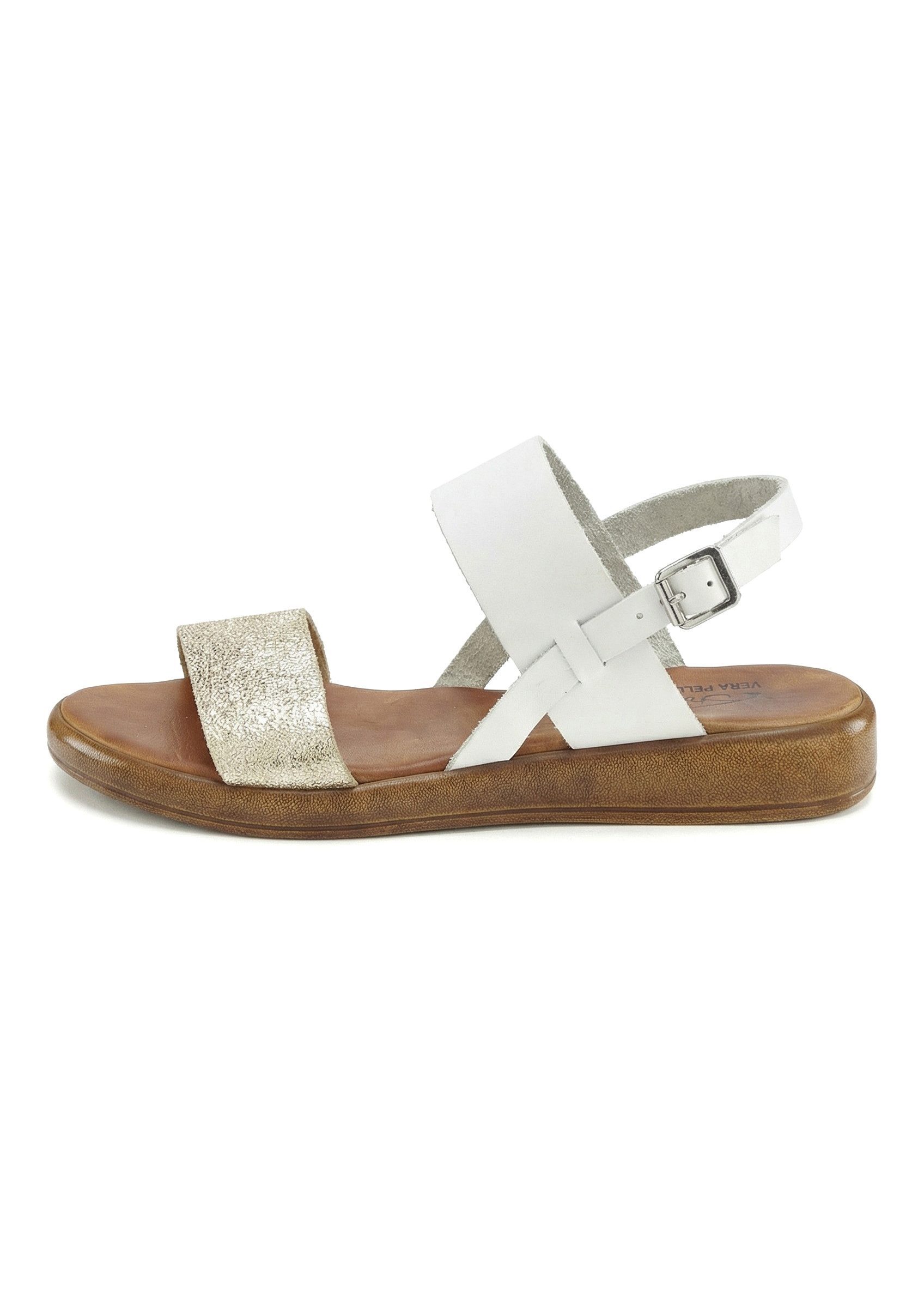 LASCANA Sommerschuh, Riemchensandale, offener Schuh Sandale aus Leder