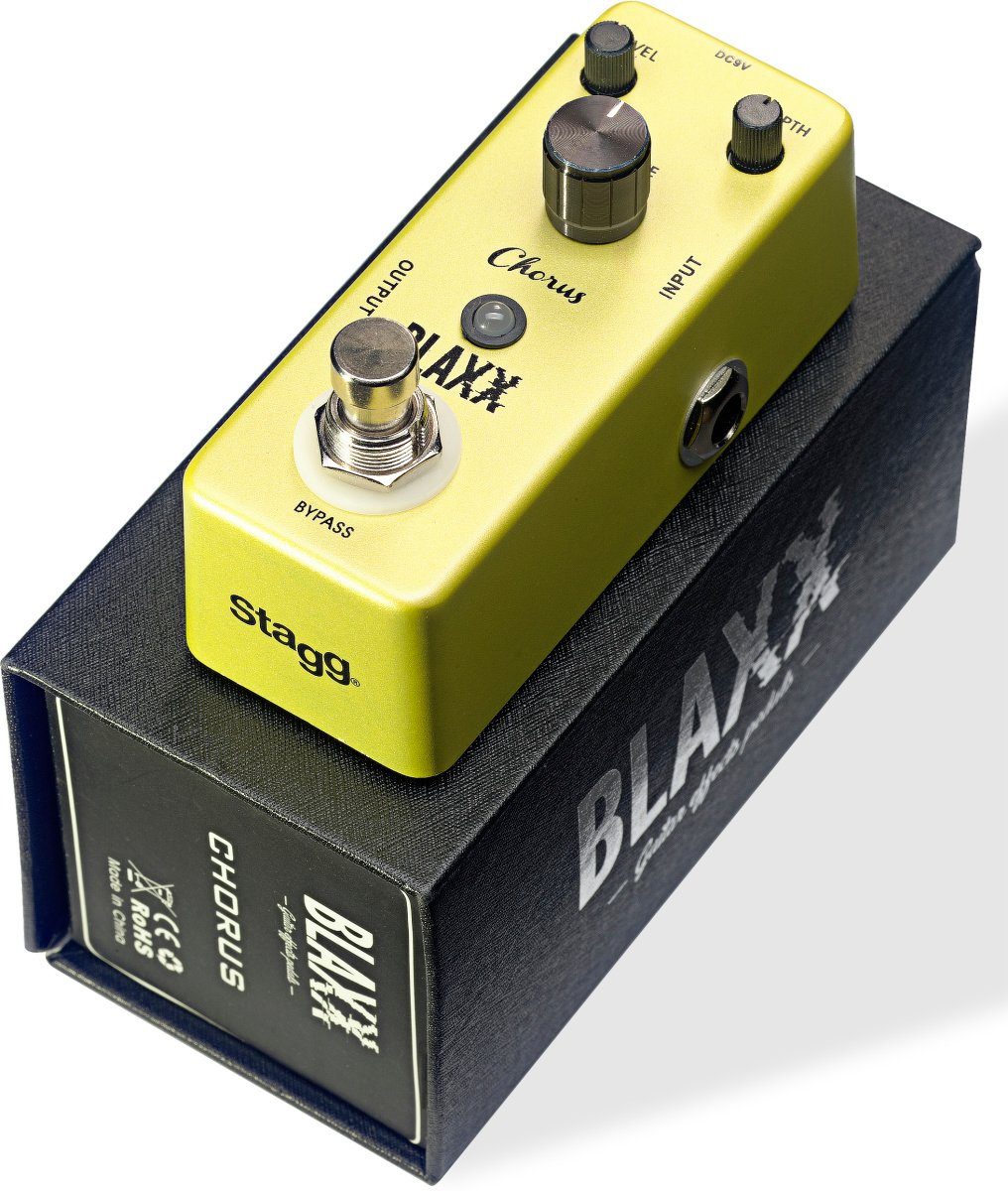 Stagg Musikinstrumentenpedal BLAXX Chorus-Pedal für E-Gitarre