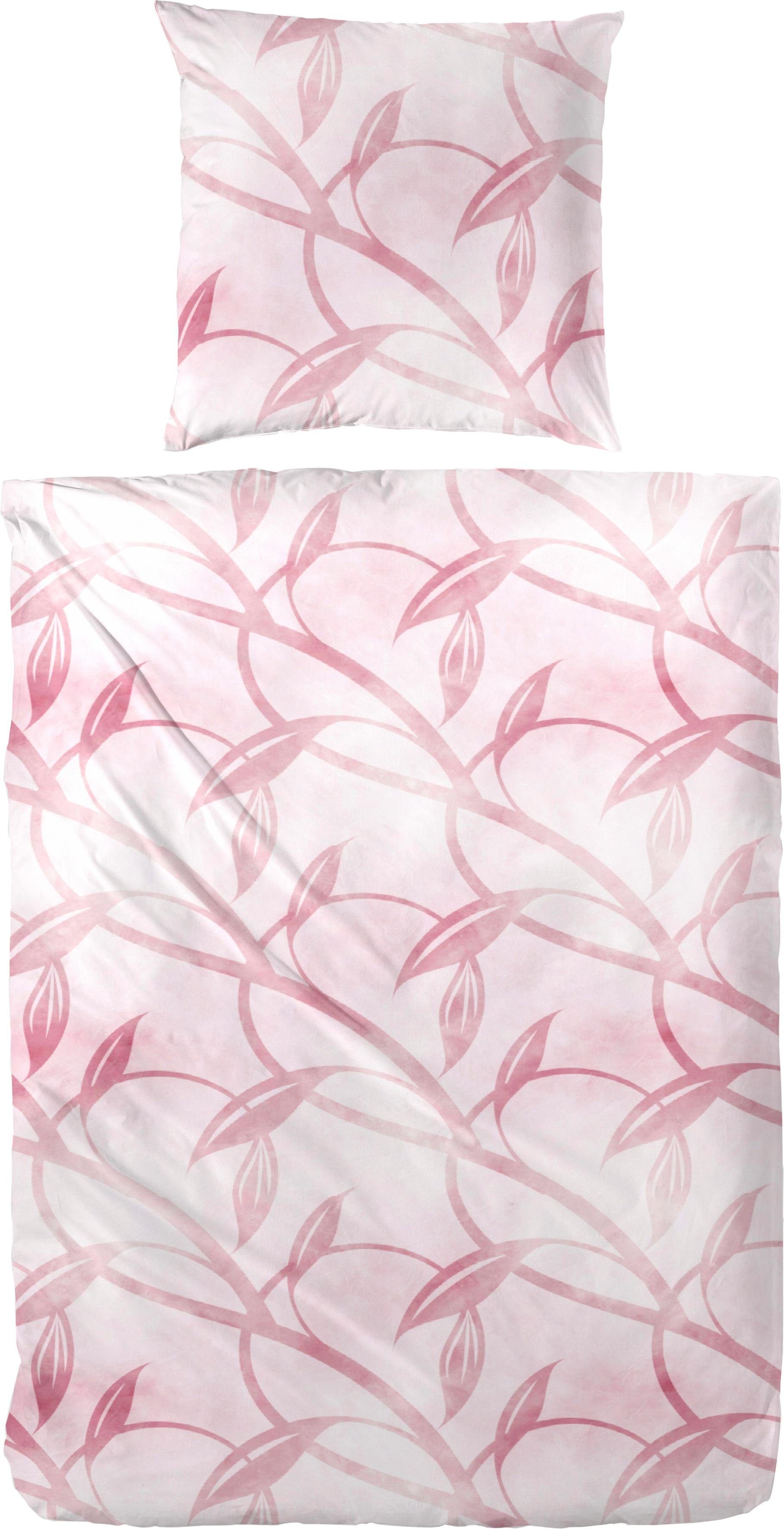 Primera Bettwäsche Alwina, Feinflanell, 2 teilig, mit Ranken