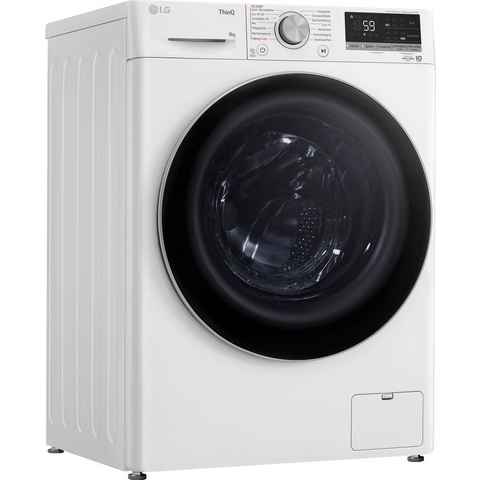 LG Waschmaschine F4WV7081, 8 kg, 1400 U/min