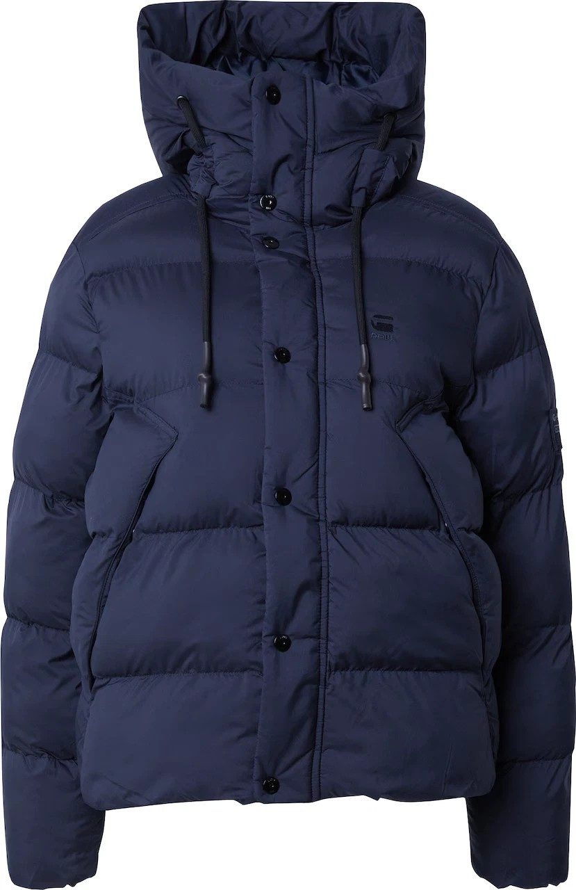 G-STAR Kurzjacke G-Star Raw Whistler Short Puffer Jacke Damen, Blau mit Kap günstig online kaufen