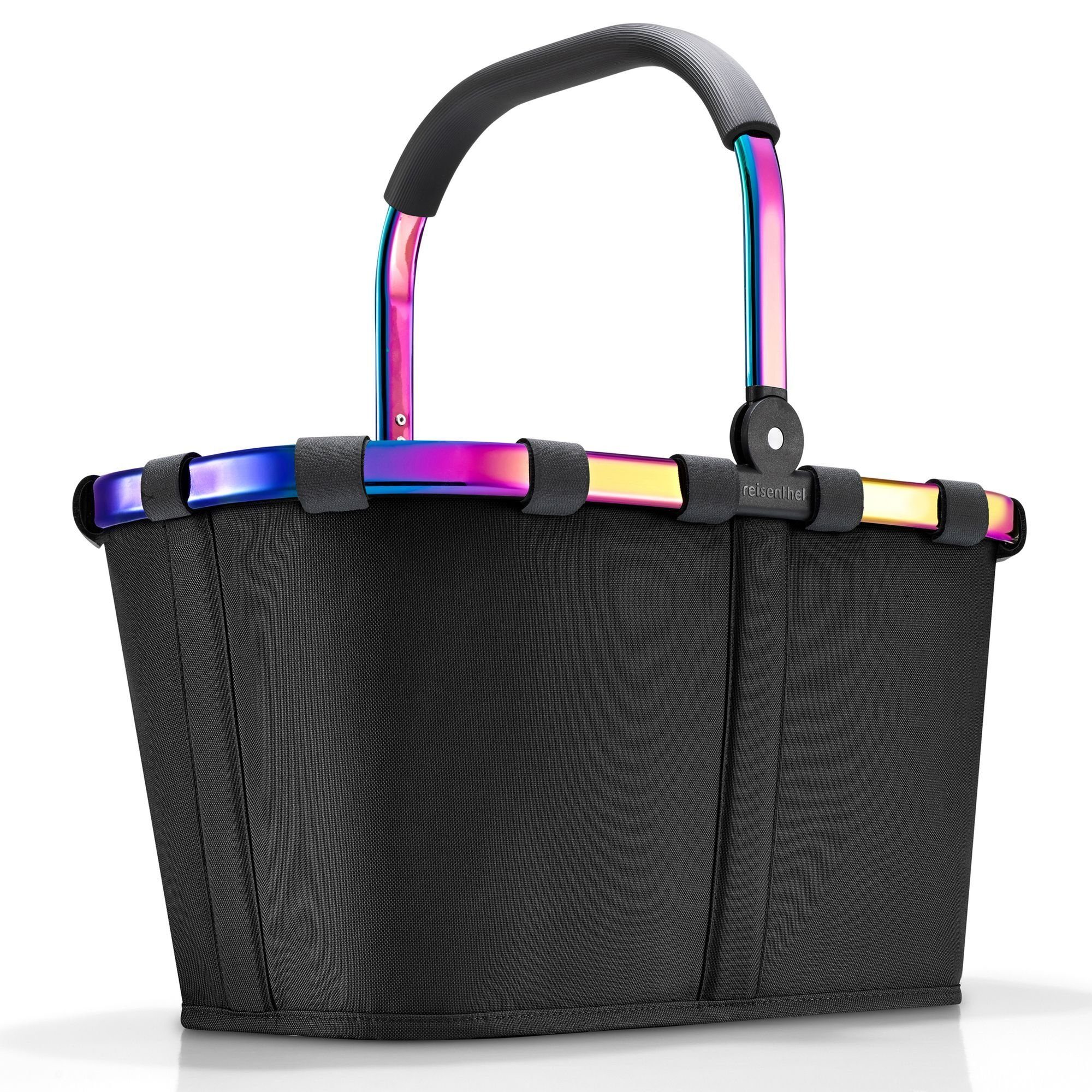 Shopper black frame REISENTHEL® Carrybag, rainbow PET