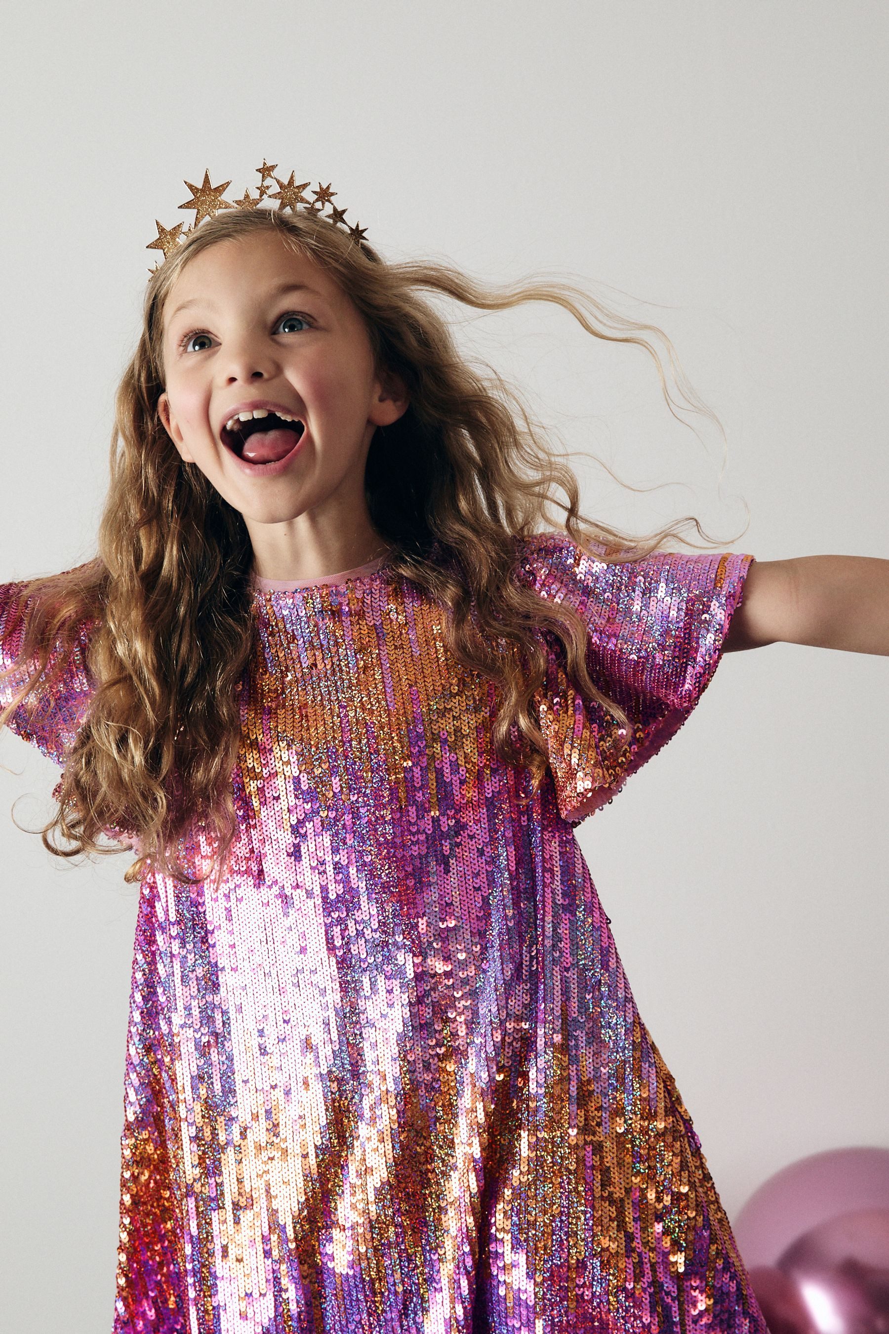 Next Partykleid Funkelndes Partykleid mit Pailletten (1-tlg)