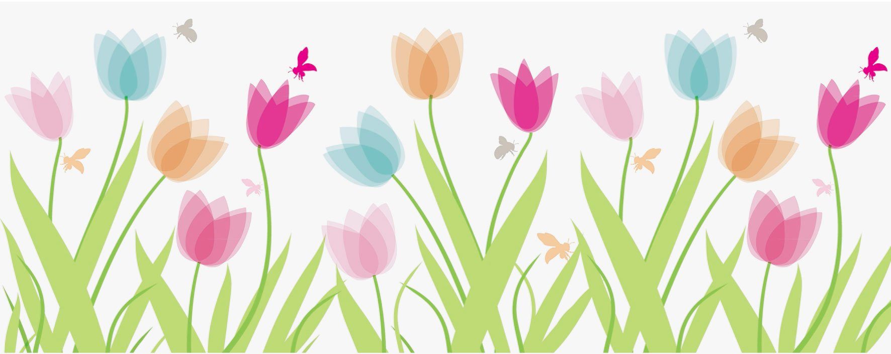 Heyda Fenstersticker Tulpen, 2 m Довжина