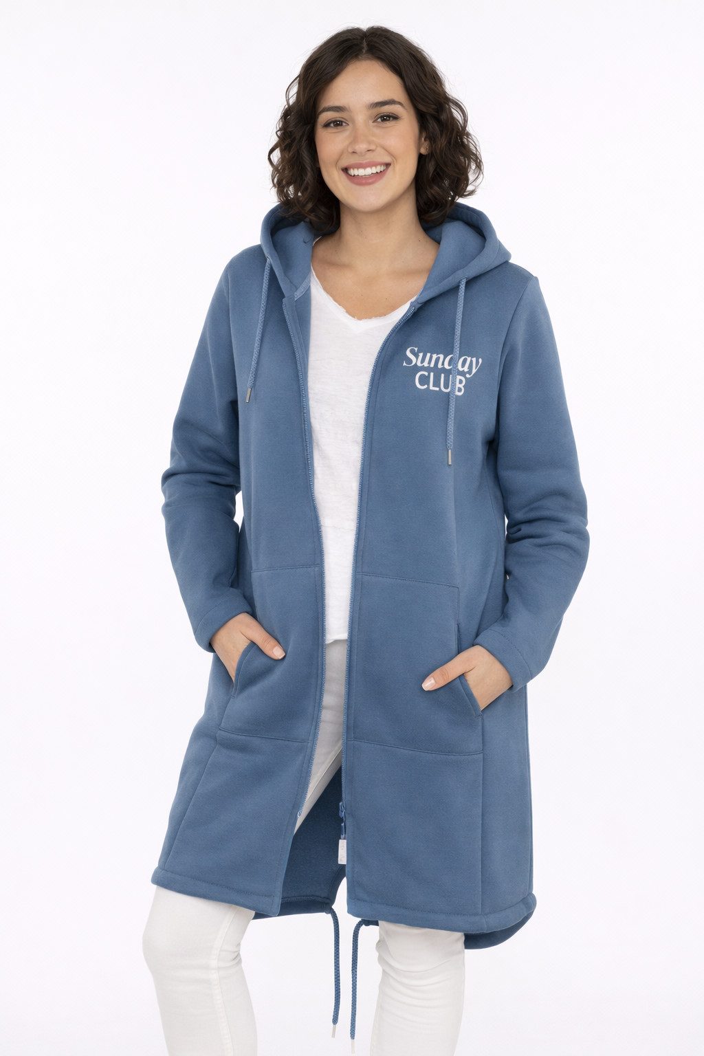 Zwillingsherz Kapuzensweatjacke "Sunday Club"
