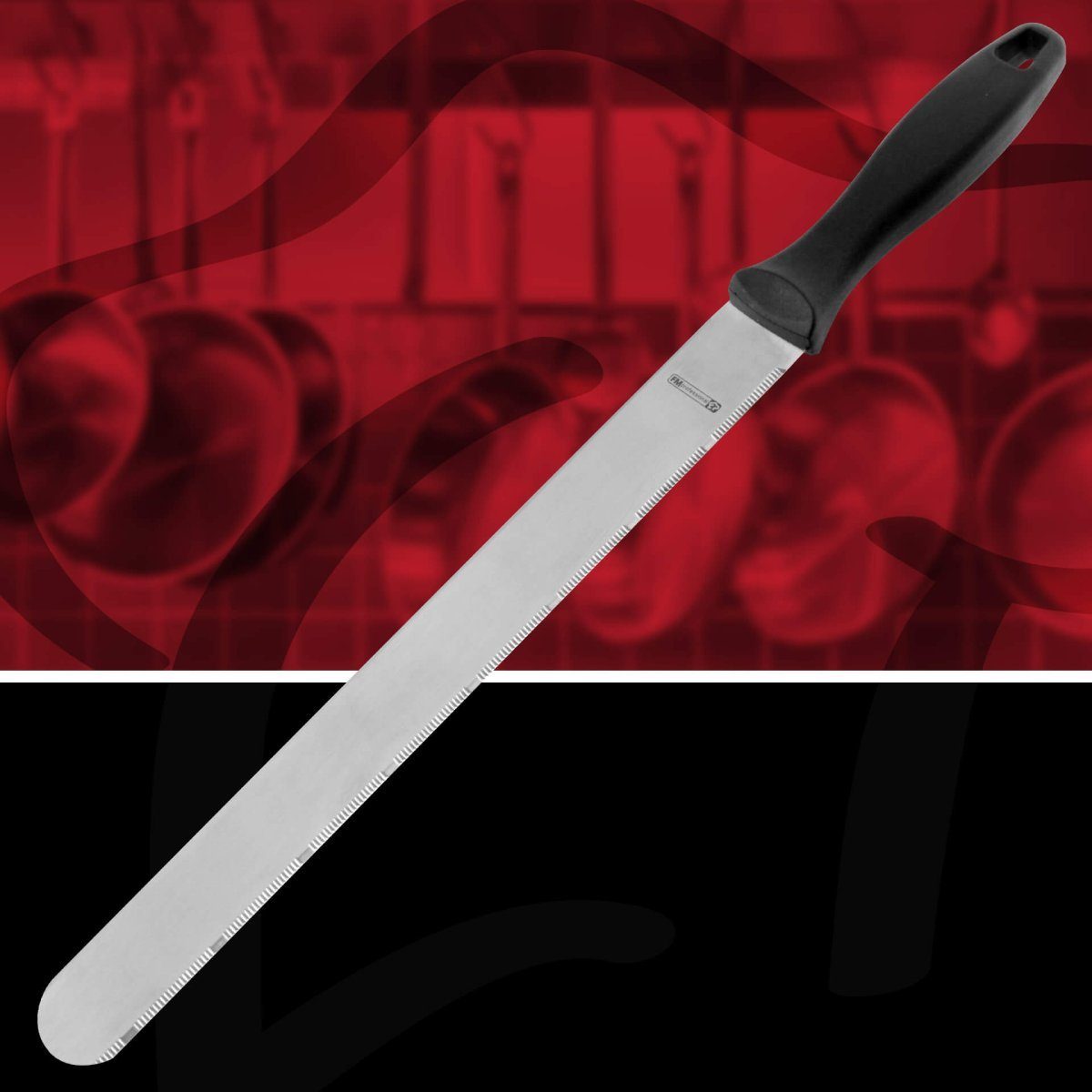 FMprofessional Tortenmesser Bäckermesser, zweiseitig schneidend