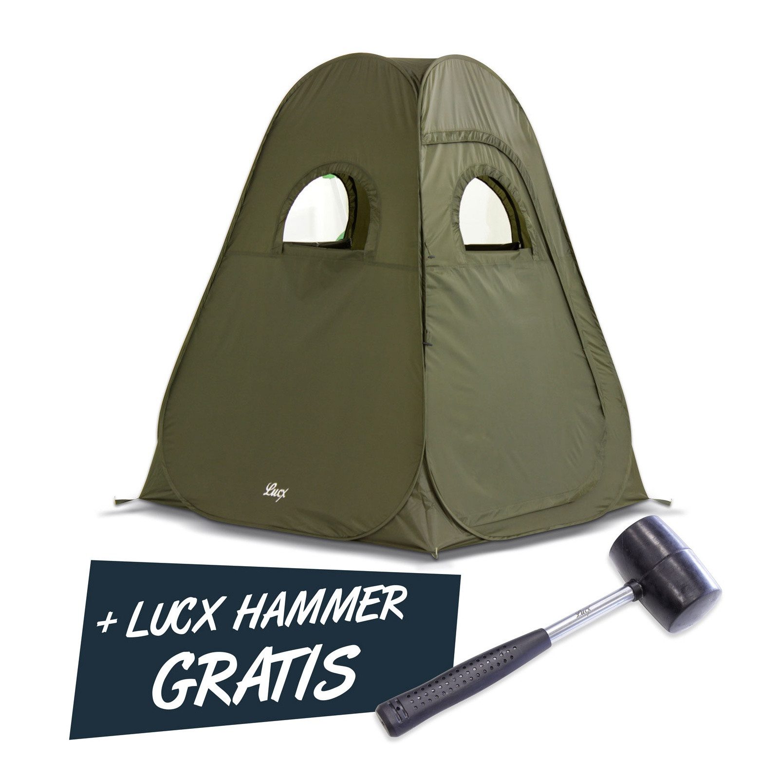 Lucx Angelzelt Pop Up - Jägerzelt Angelzelt, Personen: 1 (Komplett-Set) günstig online kaufen