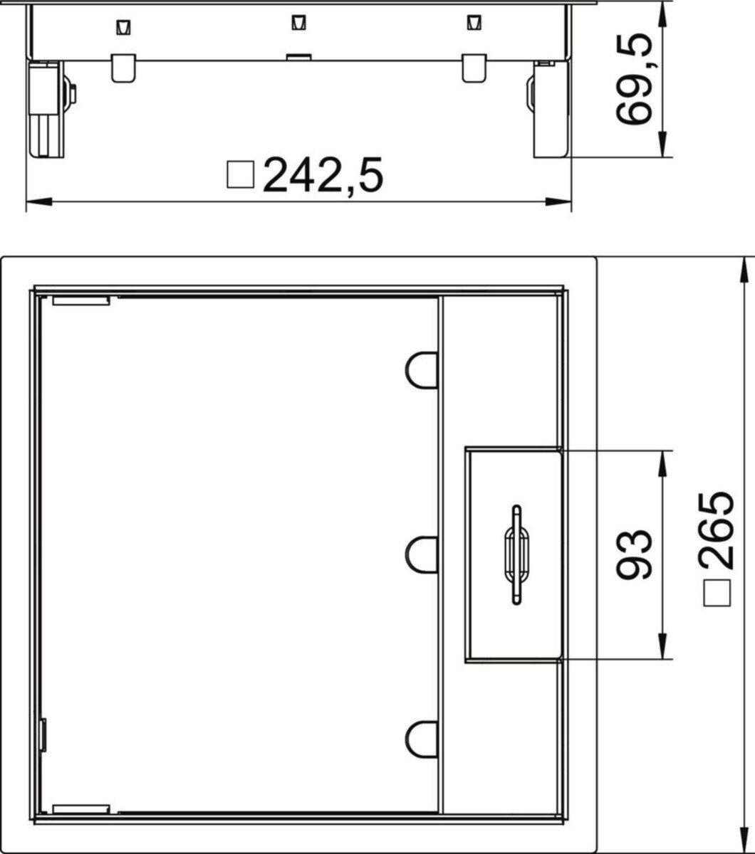 OBO BETTERMANN Klemmen OBO Bettermann Geräteeinsatz GES9M-2 10U