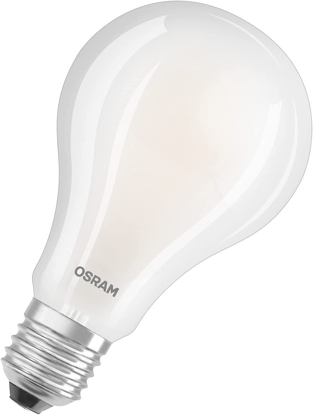 Osram LED-Leuchtmittel LED Lampe warmweiß Star Classic A200 E27 200W Glühbirne [4er], E27, 4 St., Warmweiss, 15000 Std,24W,Warmweiß,2700K 3452 lm