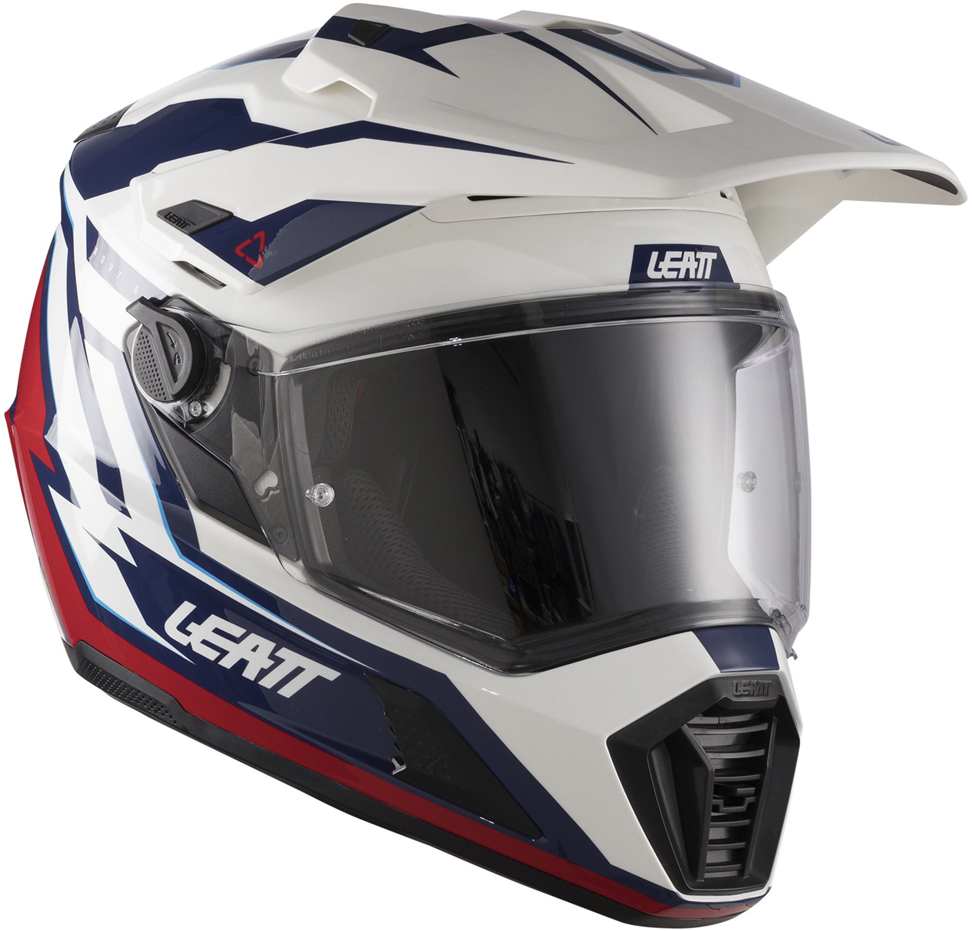 Leatt Motocrosshelm ADV 7.5 Graphic Helm mit Schutzbrille, Vorbereitet Für Kommunikationssystem,geeignet Brillenträger,vorbe