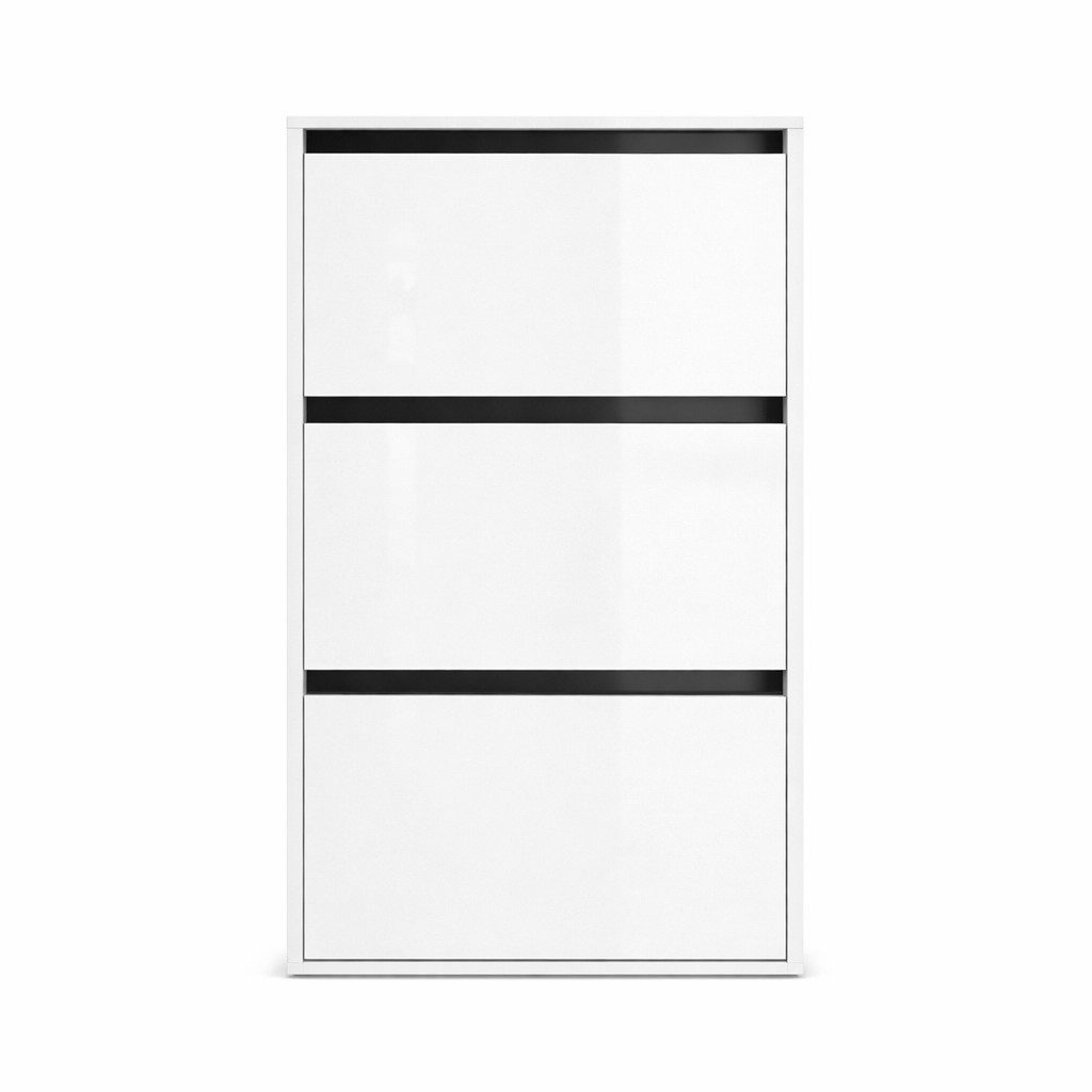 OTTO home Schuhschrank Locco, Schuhregal, Schuhkommode, Breite 50 cm Schuhkipper, UV-lackiert, Hochglanz, grifflos, 3-türig – Bild 5 von 5