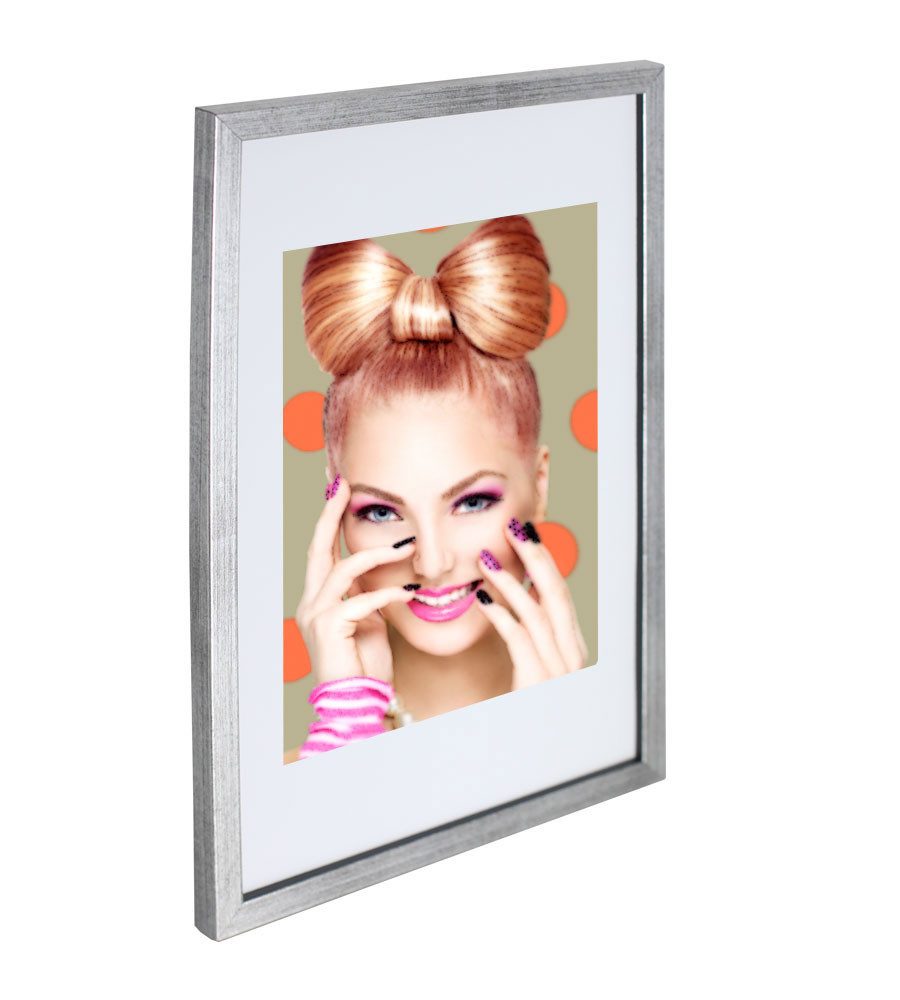 IDEAL TREND Bilderrahmen 3er 5er Set Holz Bilderrahmen Lifestyle Plexi Foto Rahmen Collage Wand, für 5 Bilder (5 St), Holz Bilderrahmen mit Papiereinleger und Kunststoffglas