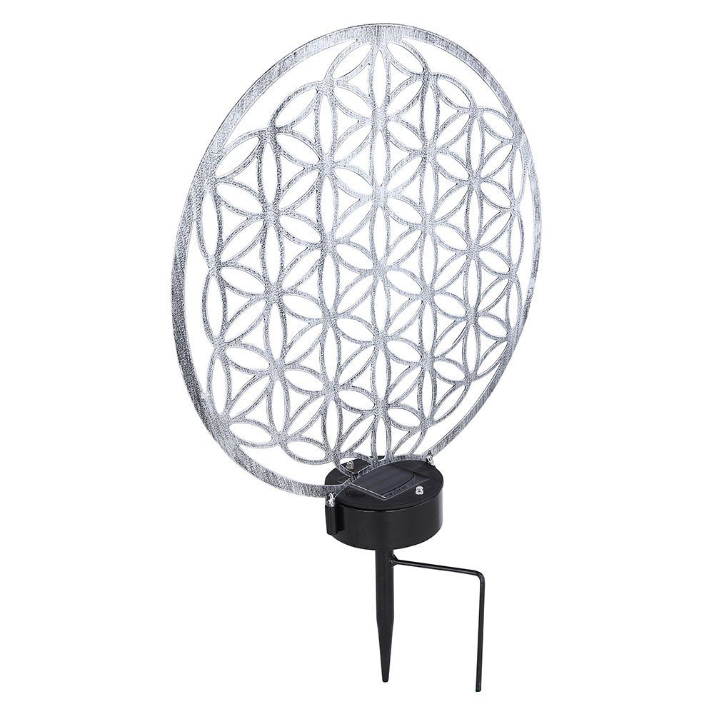 für Dekoration mit LED Terrassen Warmweiß, Solarlampe LED Außen Gartendeko verbaut, Solarleuchte, fest LED-Leuchtmittel etc-shop