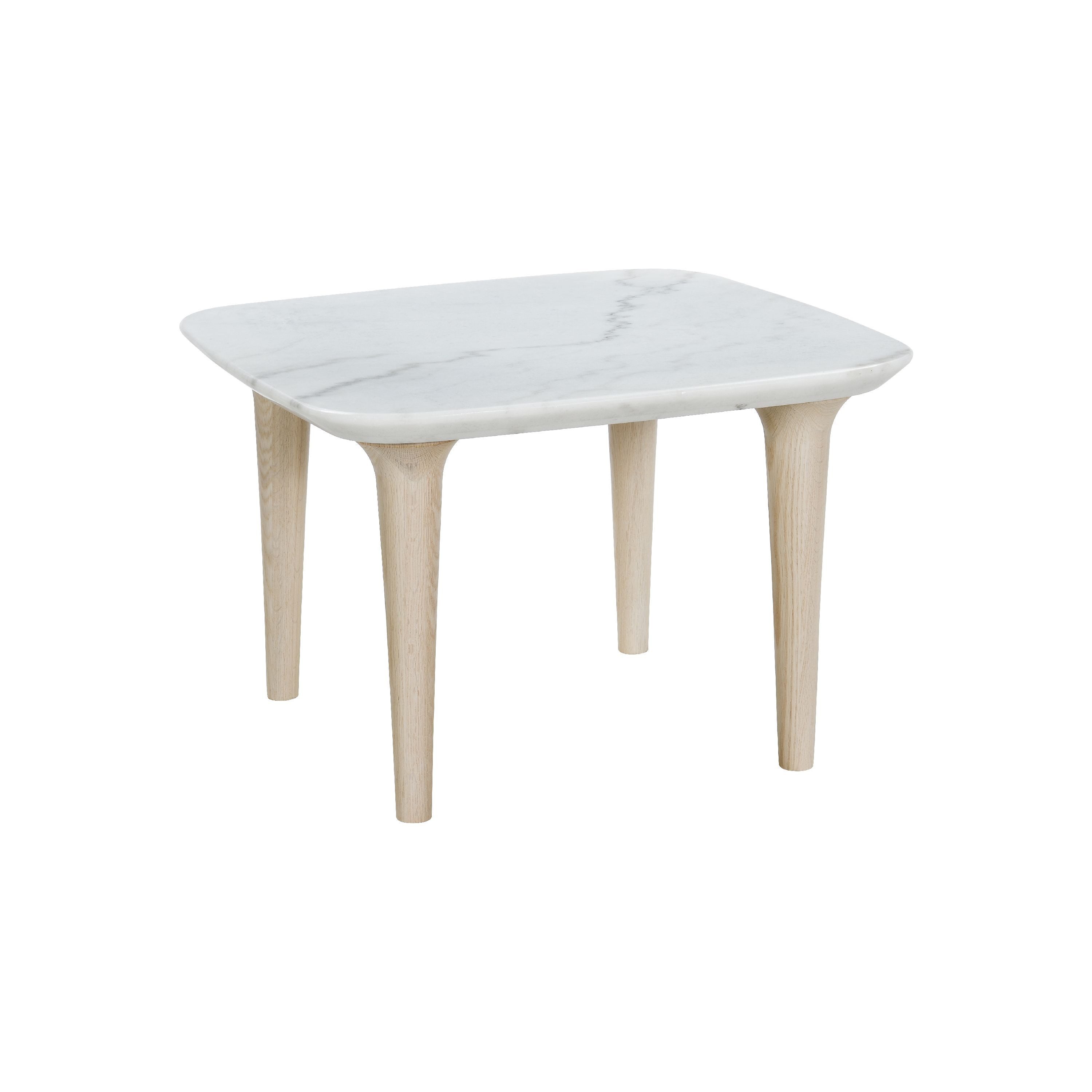 SANSIBAR LIVING Couchtisch Couchtisch SANSIBAR TORNBY BHT 60x40x60 cm weiß Wohnzimmertisch