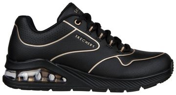 Skechers UNO 2 - GOLDEN TRIM Sneaker mit Metallic-Details, Freizeitschuh, Halbschuh, Schnürschuh