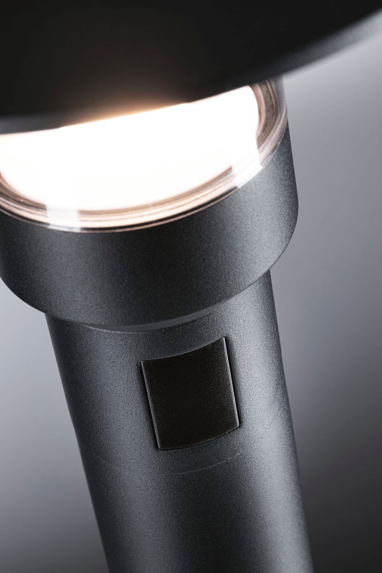 fest LED Warmweiß, Paulmann 230V PIR-Sensor LED mit Pollerleuchte, Gartenleuchte seewasserresistent, integriert, Sienna