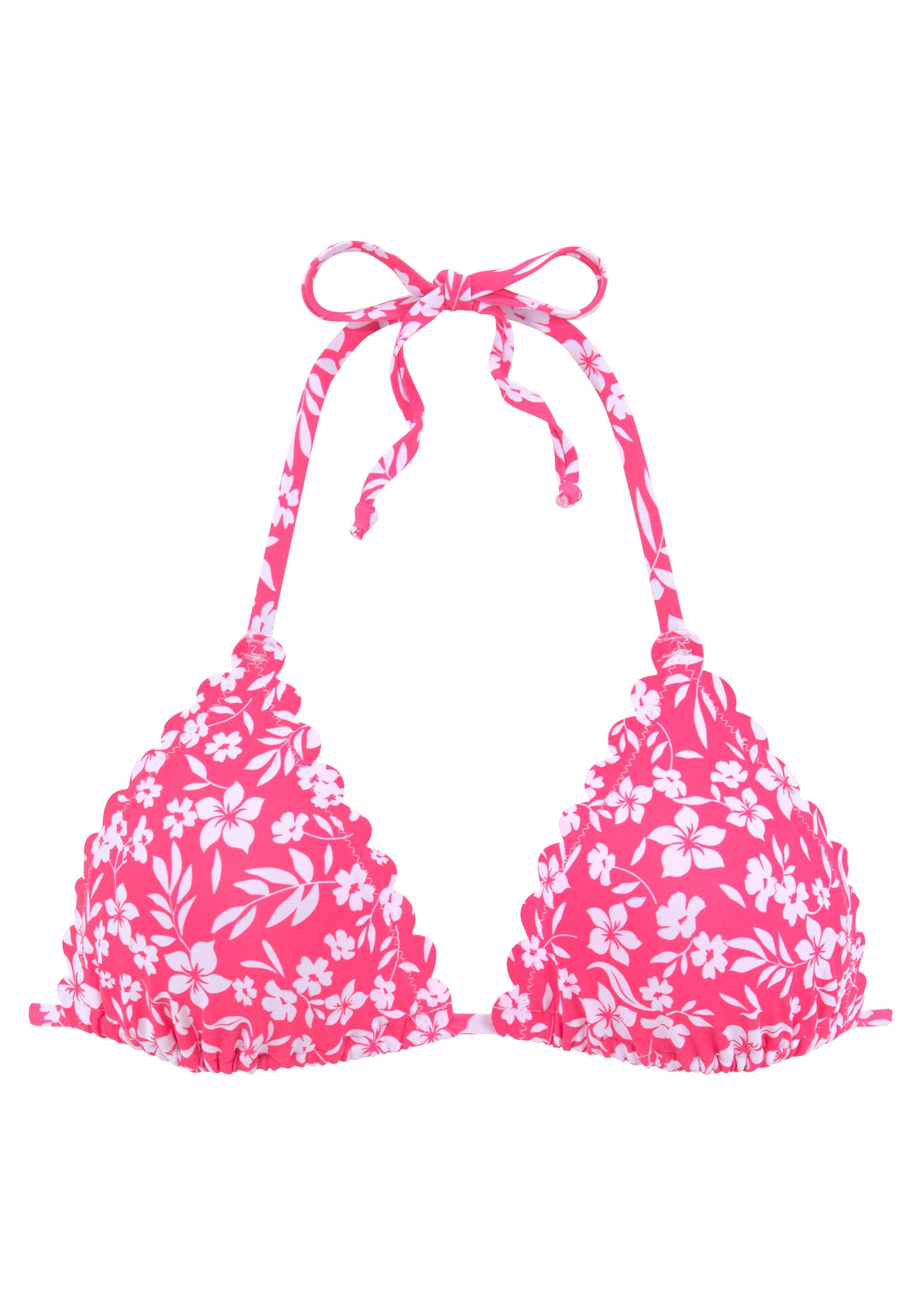 Vivance Triangel-Bikini-Top Leni, mit gelaserter Wellenkante günstig online kaufen