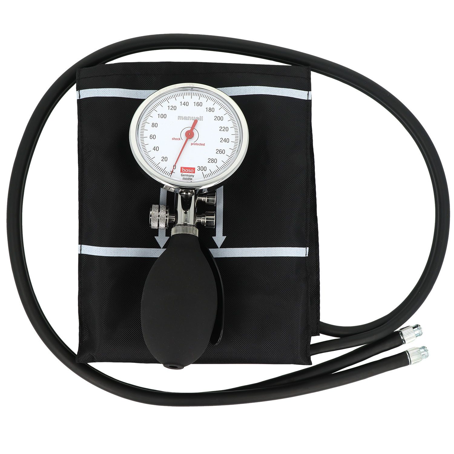 boso Oberarm-Blutdruckmessgerät Boso-Manuell, Blutducküberwachung, Präzise Blutdruckmessung, Langlebig, Komfortable Handhabung