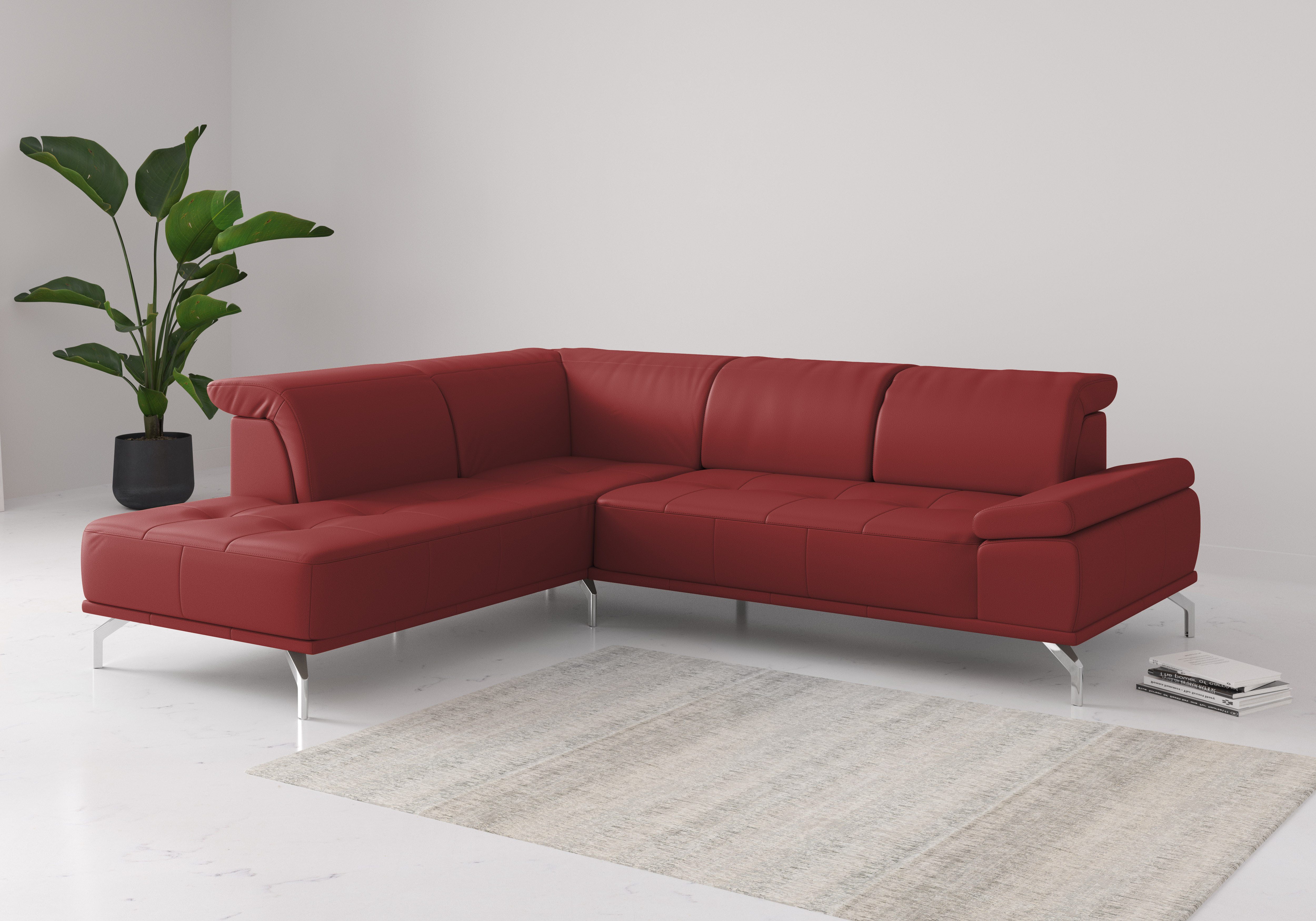 Places of Style Ecksofa Caluna, Inkl.Sitztiefenverstellung, günstig online kaufen