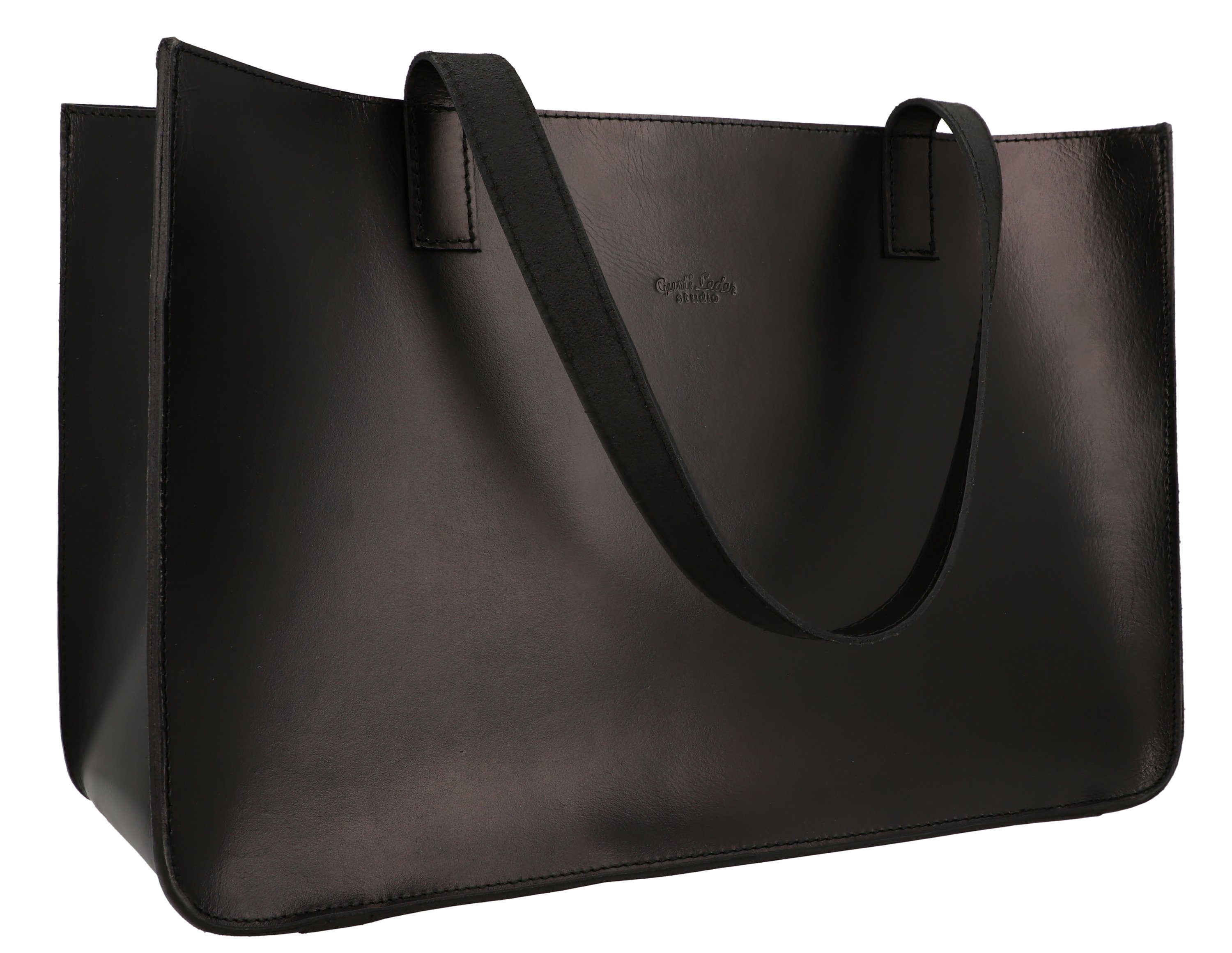 Gusti Leder Shopper Agatha (1-tlg), Aktenordner