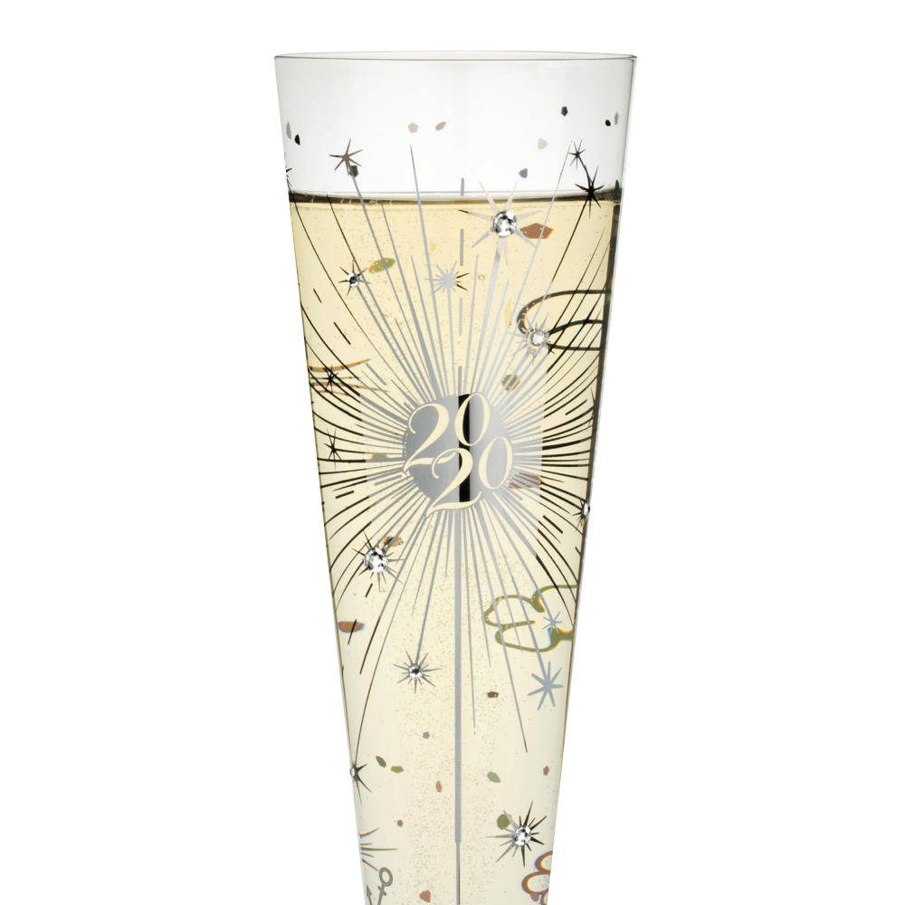 Ritzenhoff Champagnerglas »Champus Jahrgangs-Champagnerglas 2020«,  Kristallglas