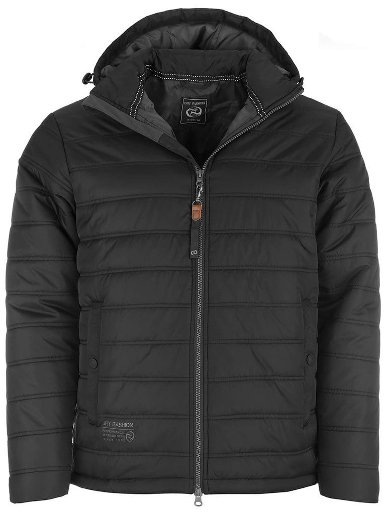 Dry Fashion Steppjacke Herren Jacke Stade - Gesteppte Outdoorjacke mit abnehmbarer Kapuze Atmungsaktiv, Wind- & wasserabweisend, …