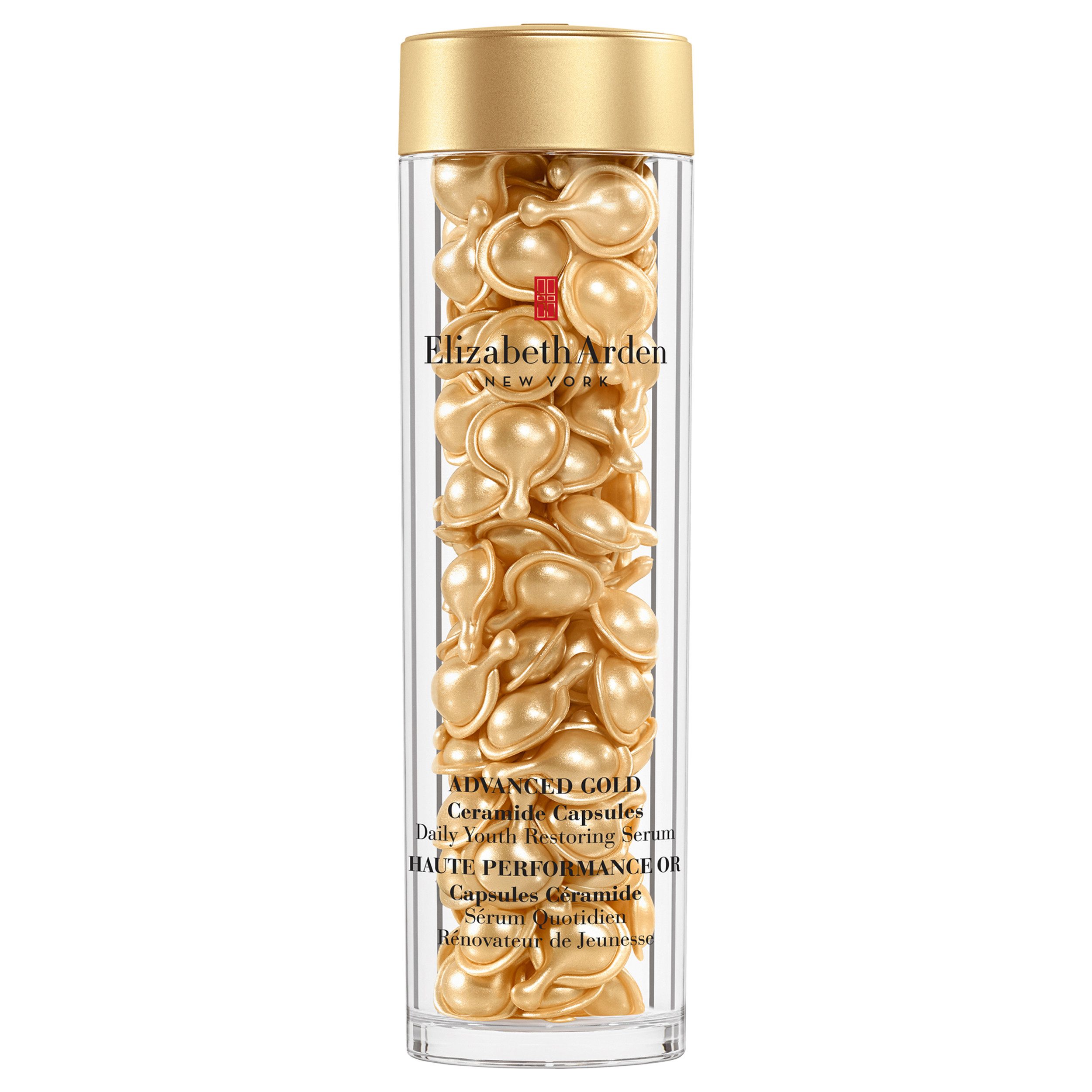 Elizabeth Arden Gesichtsserum ADVANCED GOLD CERAMIDE CAPSULES, mit feuchtigkeitsspendender Wirkung, pflegend, festigend
