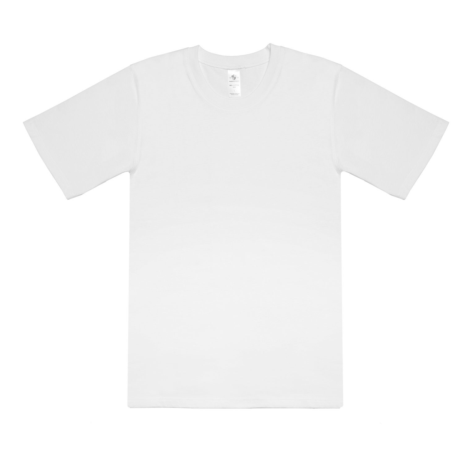 1919 Pack) T-Shirt Optimale 2-tlg., 2er Herren HAASIS Passform, T-Shirt pflegeleicht, formbeständig, (Packung, Bodywear 77210153-weiß strapazierfähig