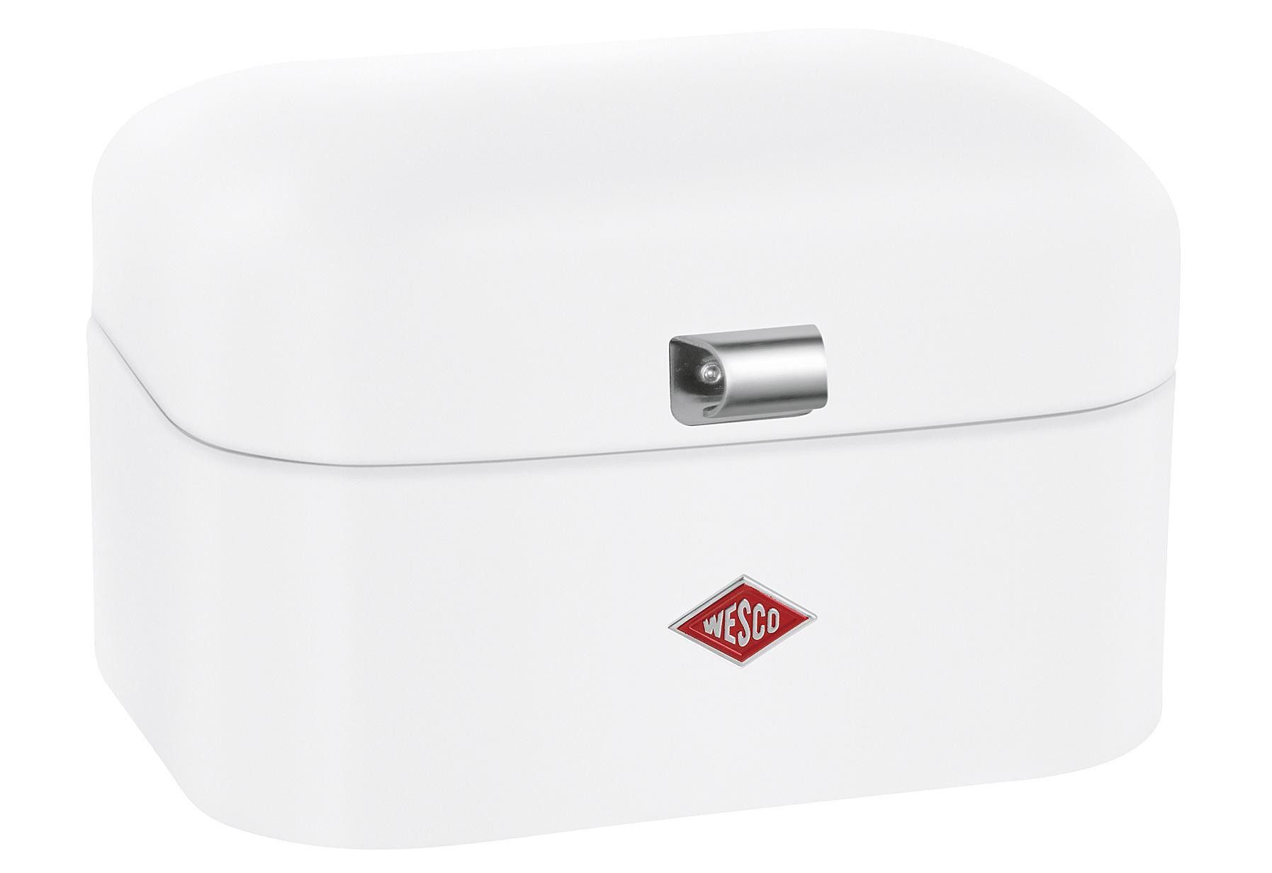 WESCO Brotkasten Single Grandy Brotkasten, Legierter Stahl, Spülmaschinenfest, Lüftungslöcher