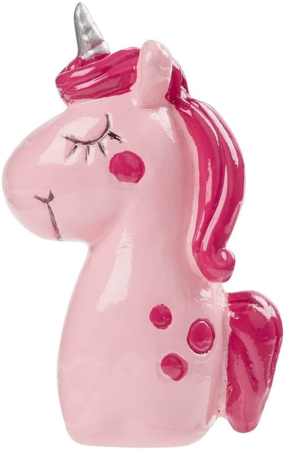 HobbyFun Pompon Einhorn pink, 3D, ca. 4,5cm