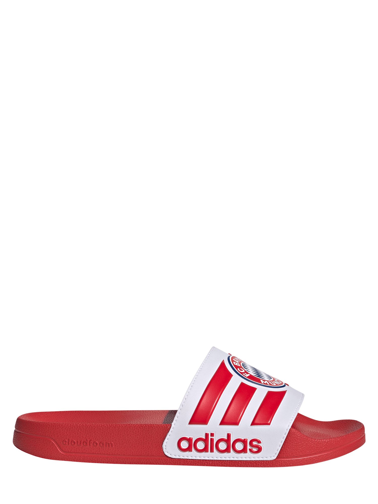 adidas Performance FC Bayern München, Adilette, Unisex, Rot/Weiß Slipper günstig online kaufen