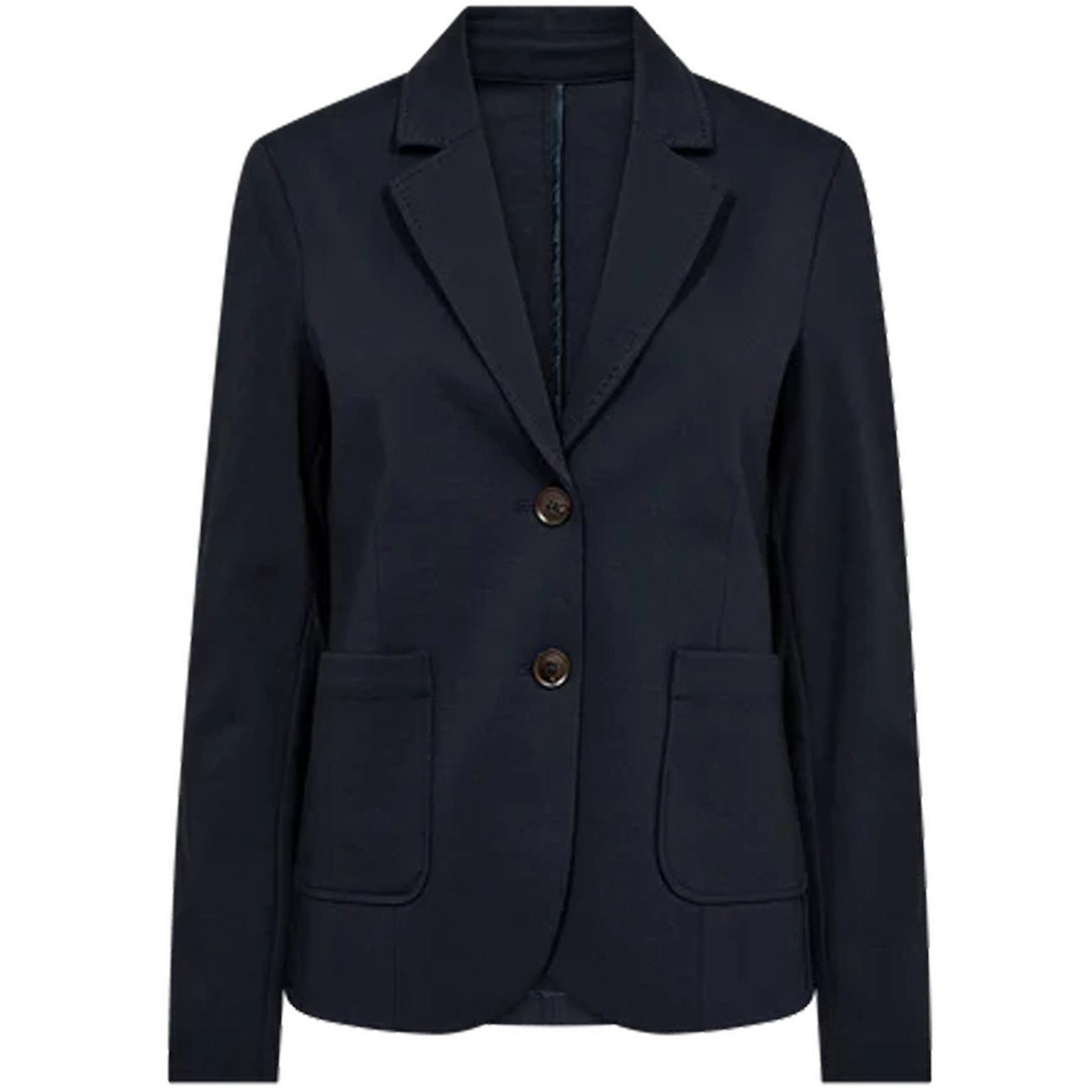 Mos Mosh Longblazer MOS MOSH Blazer VIGA CHARM mit Baumwolle - Blau