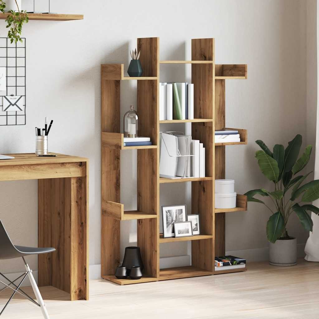 vidaXL Bücherregal Bücherregal Artisan-Eiche 86x25,5x140 cm günstig online kaufen