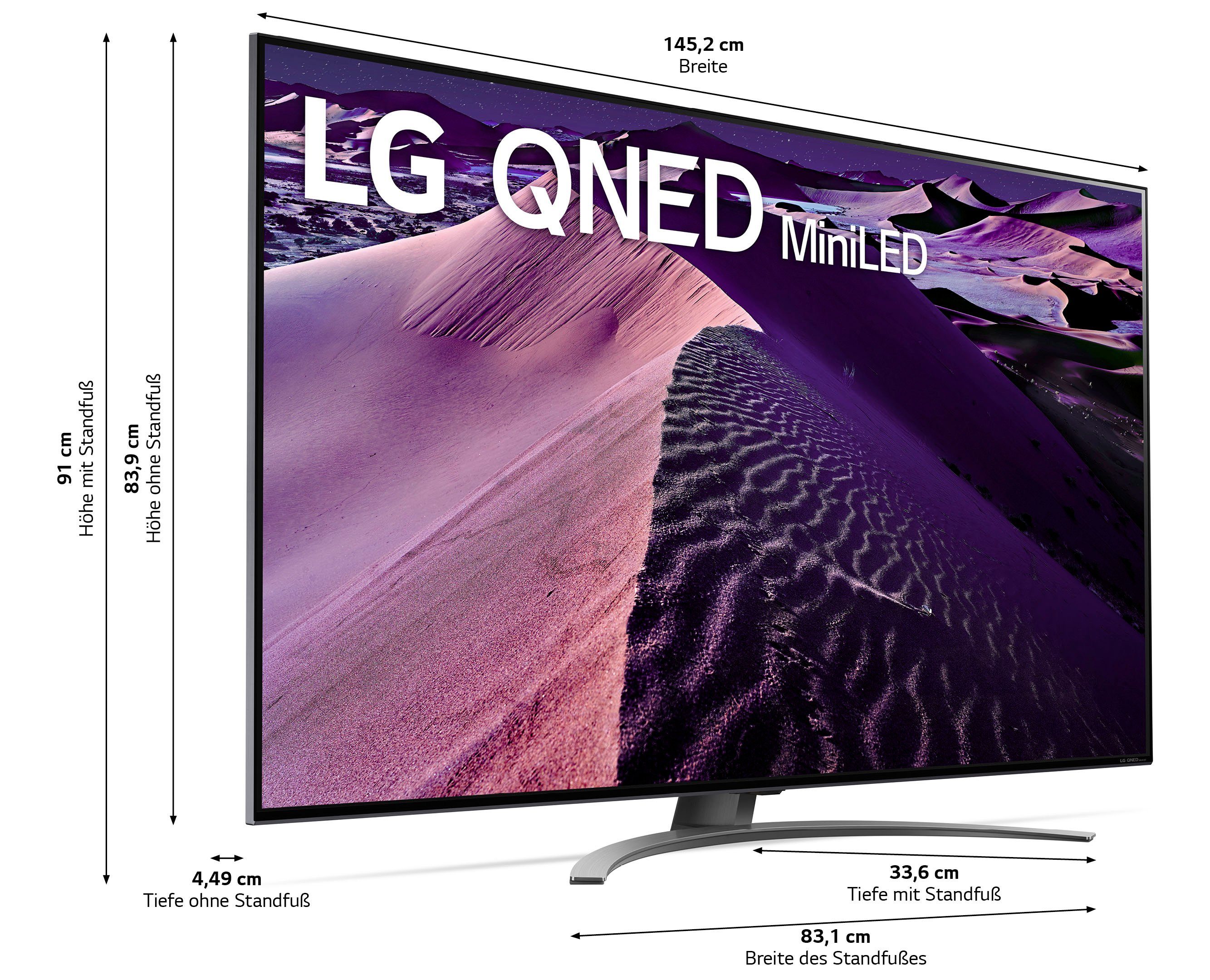 LG 65QNED869QA QNED-Fernseher (164 cm/65 Zoll, 4K Ultra HD, Smart-TV)