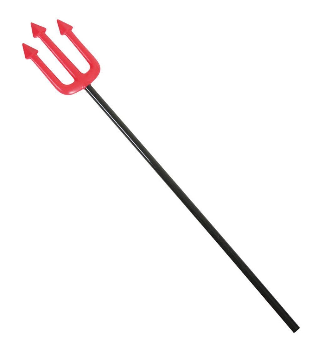 Fries Teufel-Kostüm Teufelsgabel Dreizack Gabel 60 cm Halloween Karneval Fasching Party