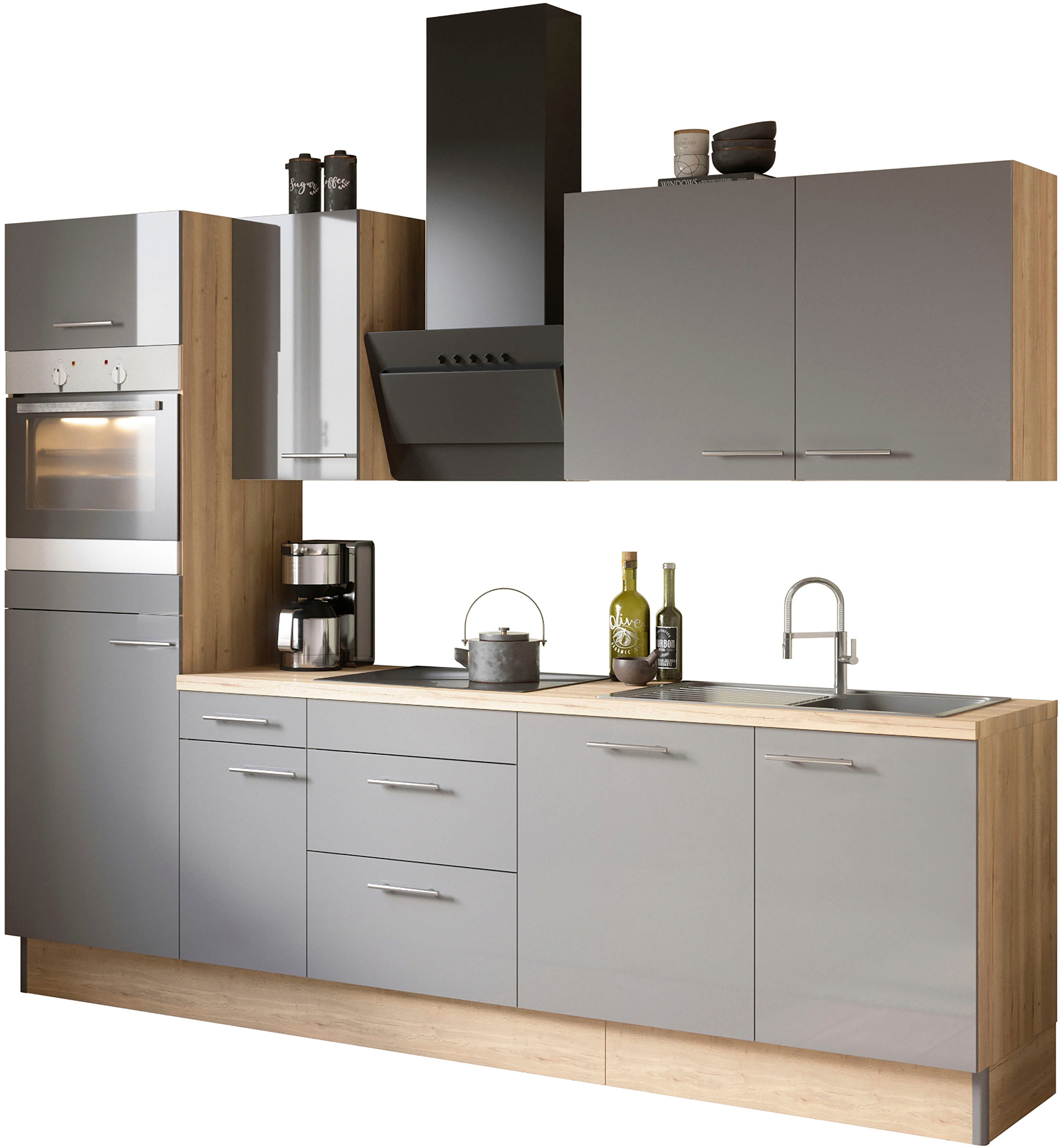 OPTIFIT Küche Klara, Breite 270 cm, wahlweise mit E-Geräten