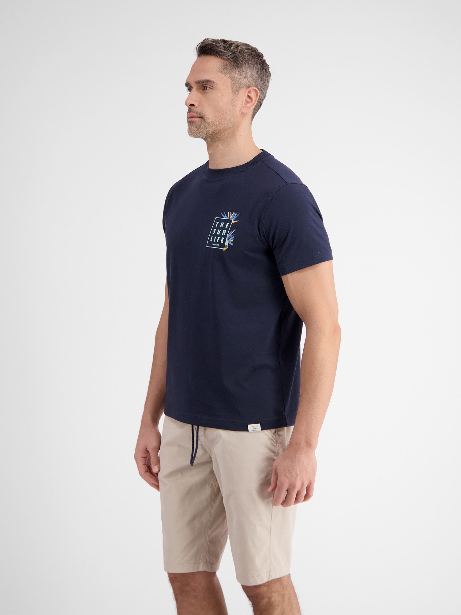 T-Shirt T-Shirt mit Front- und Rückenprint