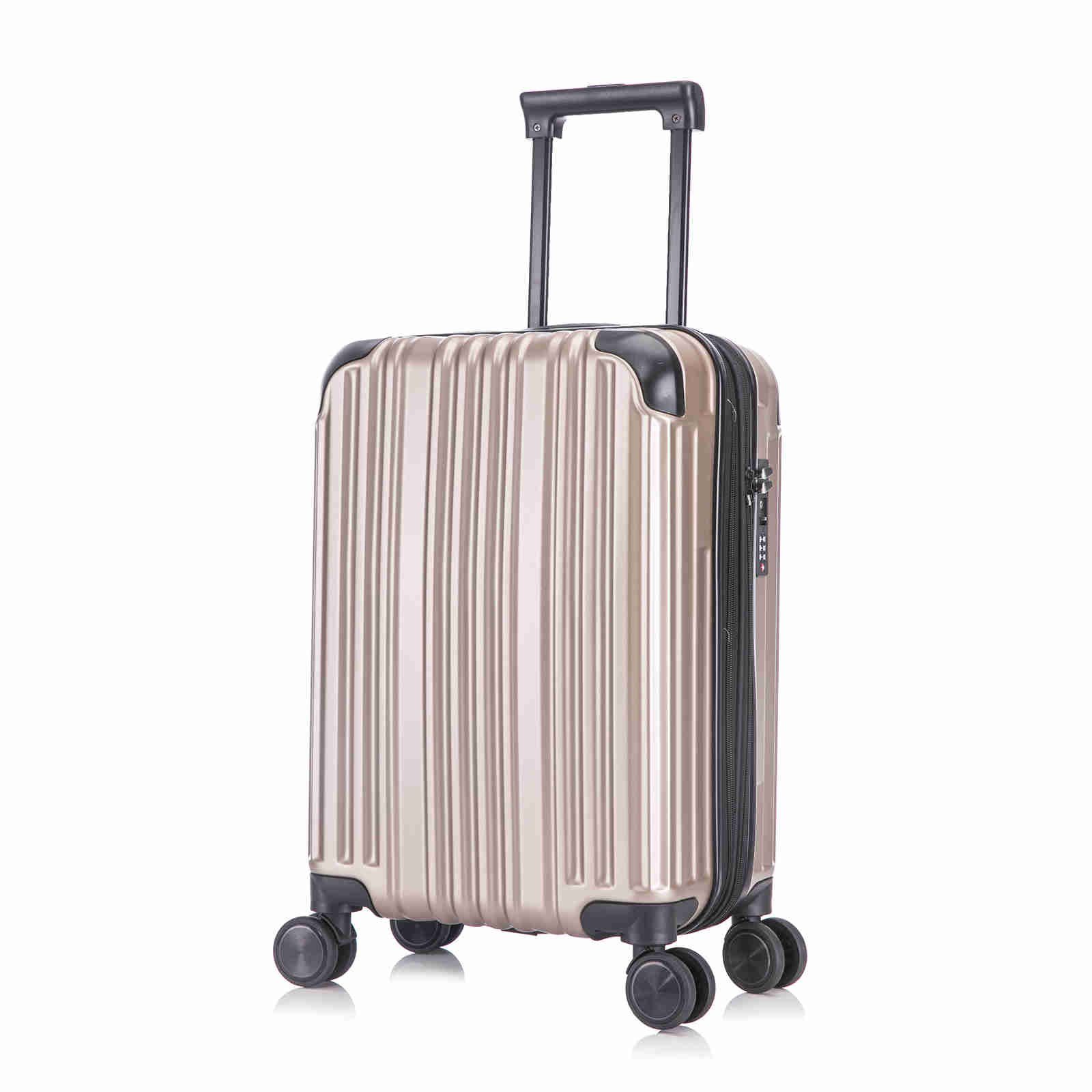 interGo Hartschalen-Trolley Reisekoffer mit 4 Rollen günstig online kaufen